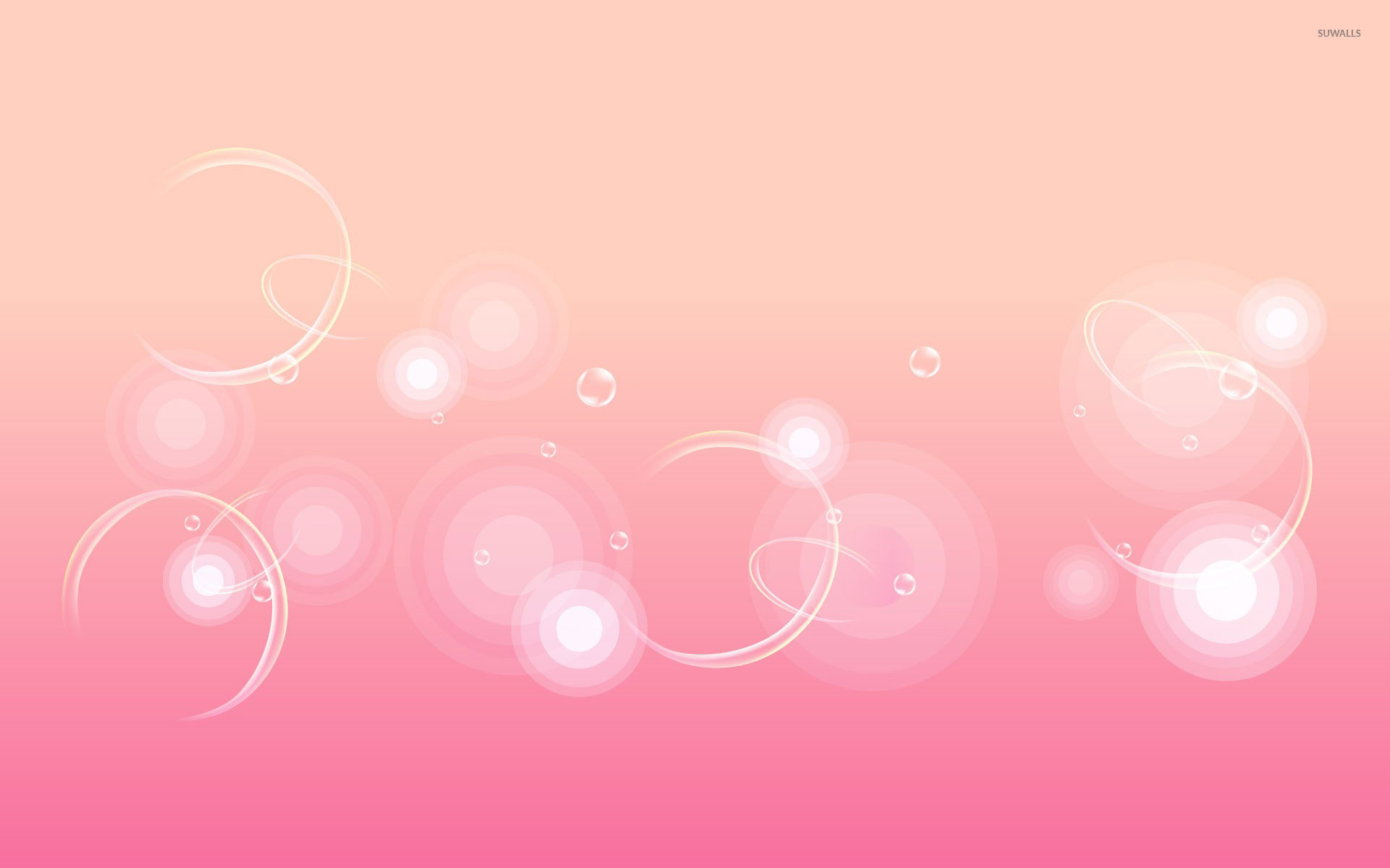 Pink Bubble Wallpaper.