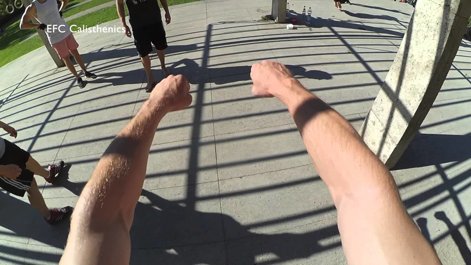 1920x1080 EFC Calisthenics in 55sec - First Person View (FPV) Street Workout