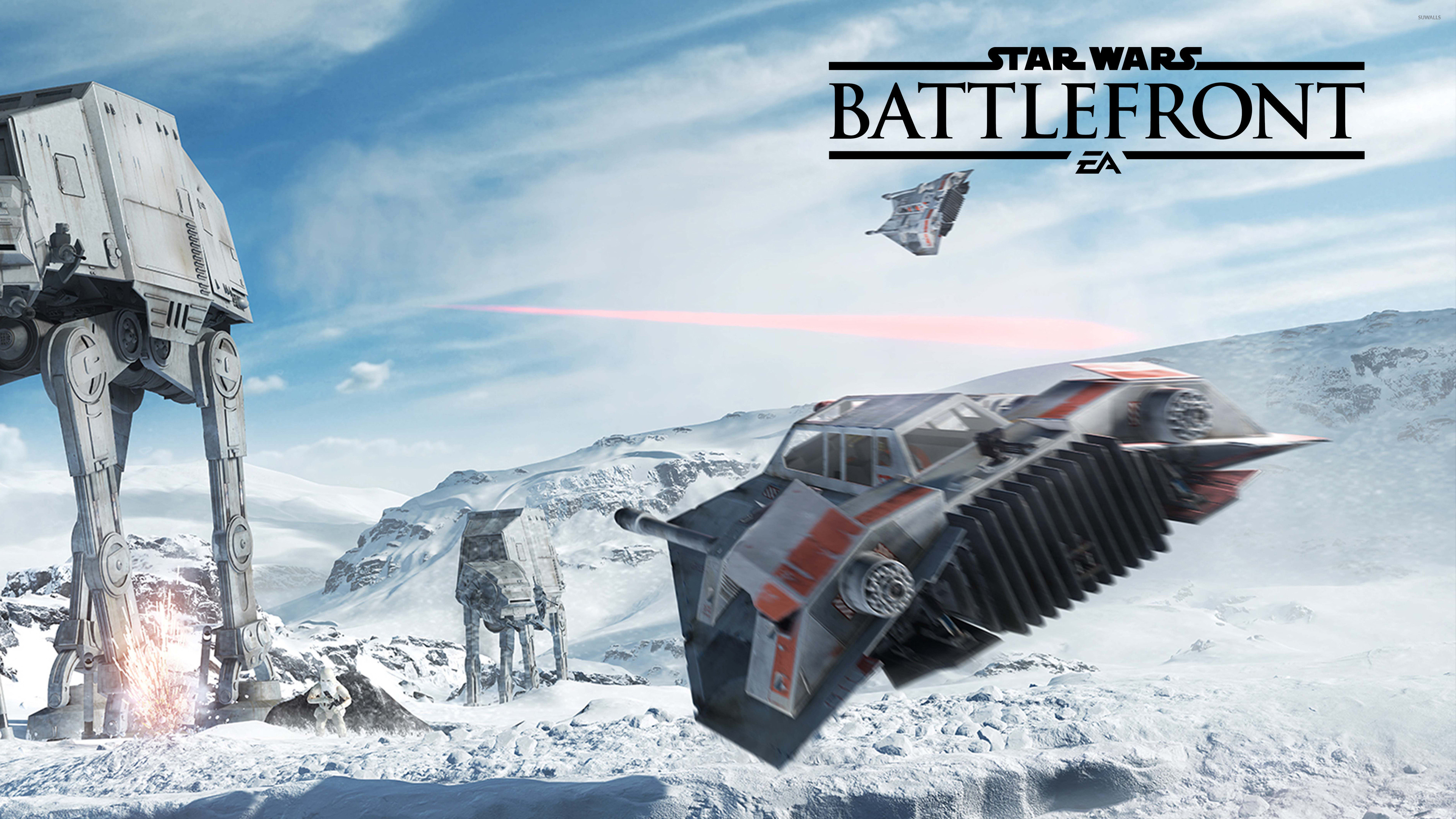 3840x2160 47 snowspeeder flying in Star Wars Battlefront wallpaper 1366x768