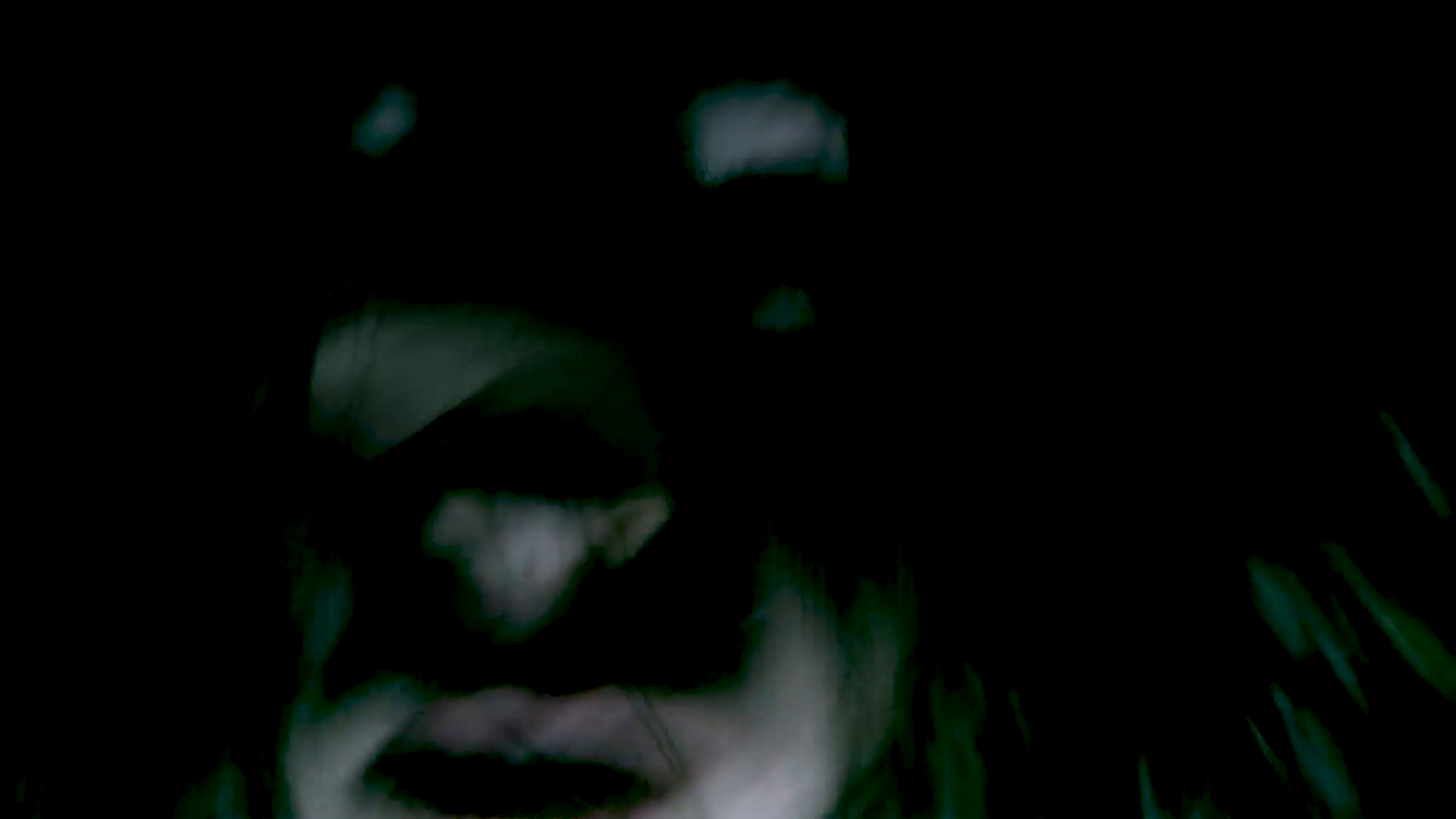 1920x1080 Insane mind, possessed person alone in the dark - Horror background green  Stock Video Footage - VideoBlocks