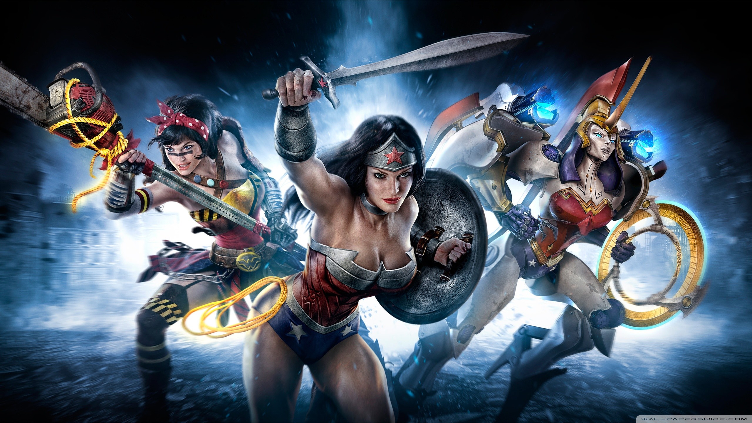2560x1440 Wonder Woman HD desktop wallpaper : Dual Monitor