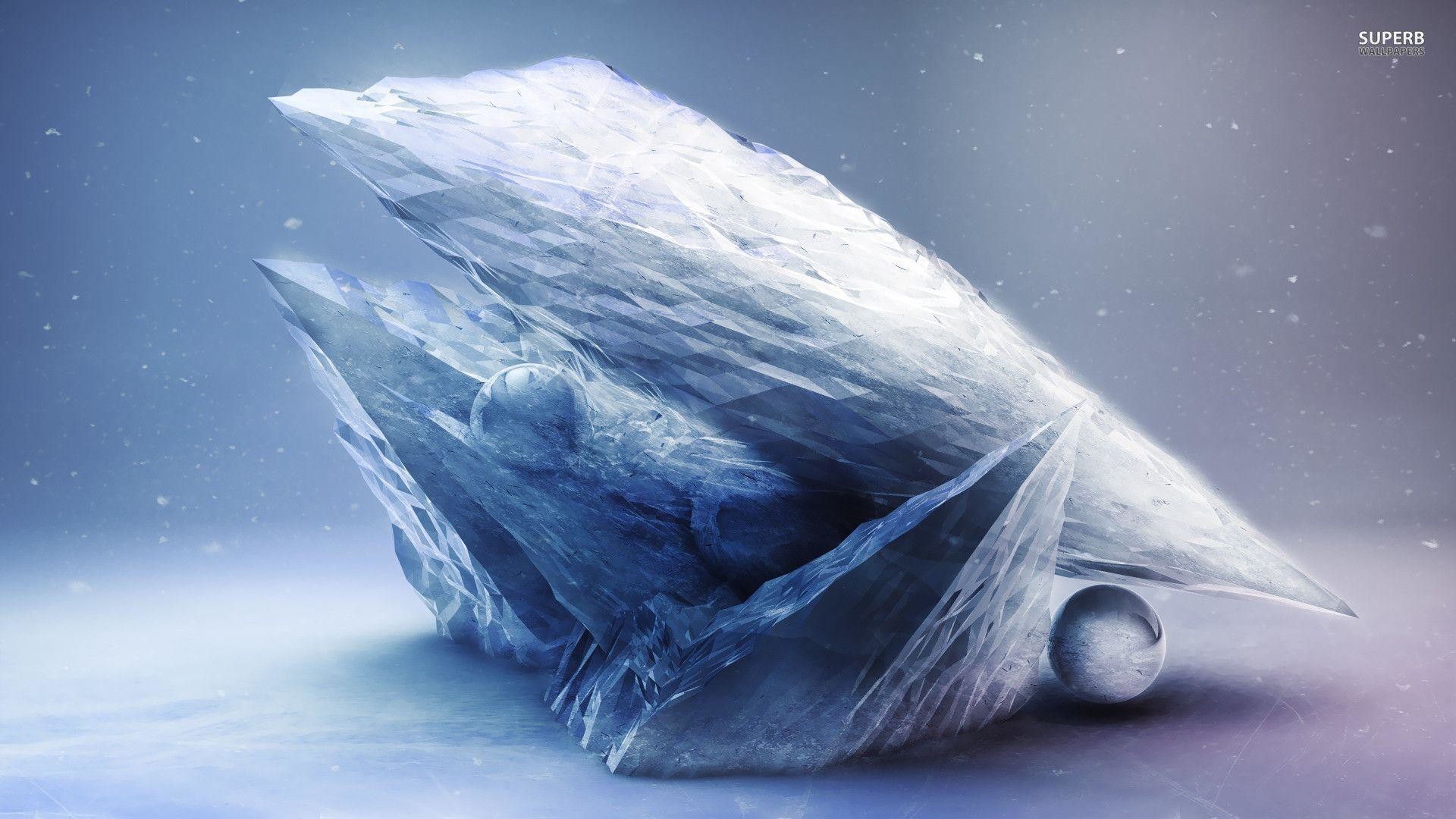 1920x1080 Ice crystals wallpaper - 3D wallpapers - #