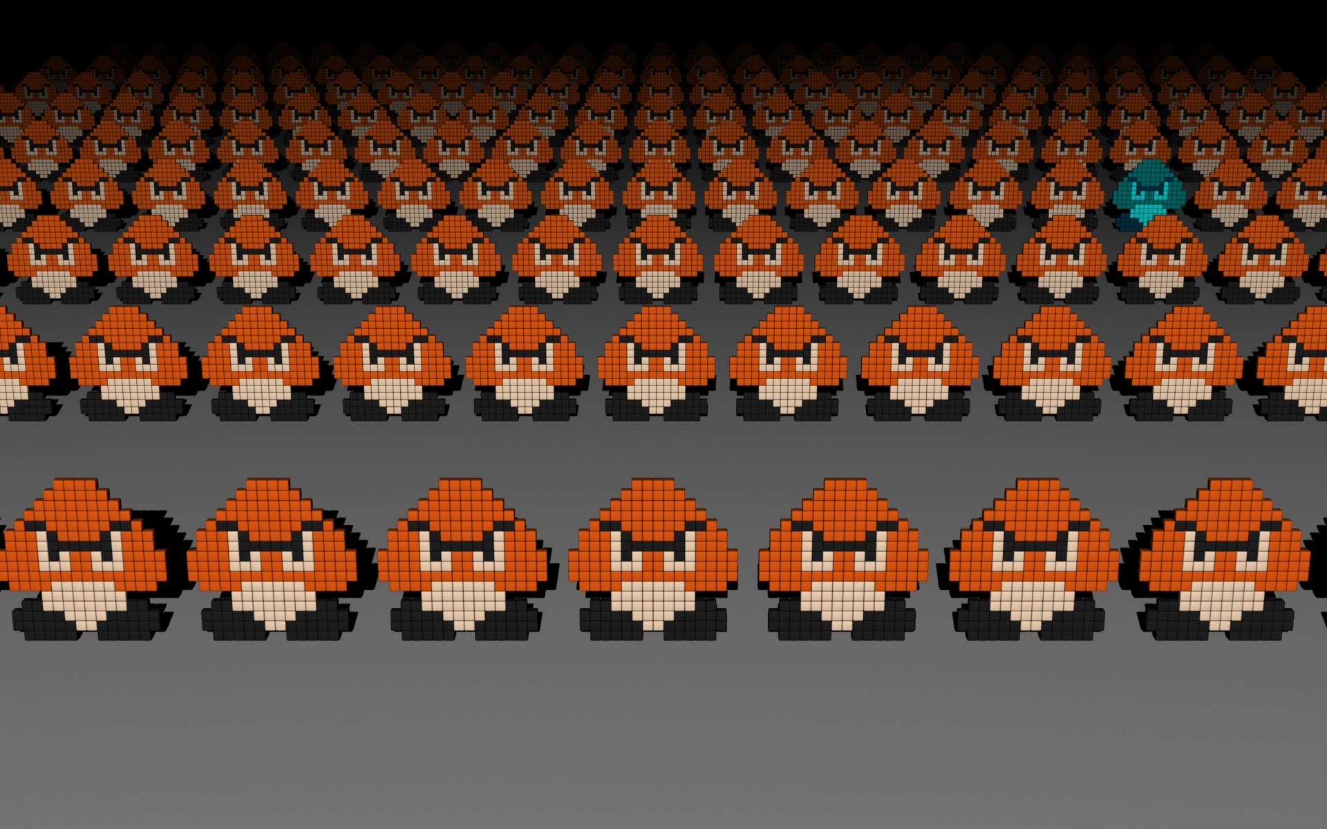 Goomba Army by 8-bit-Anon.