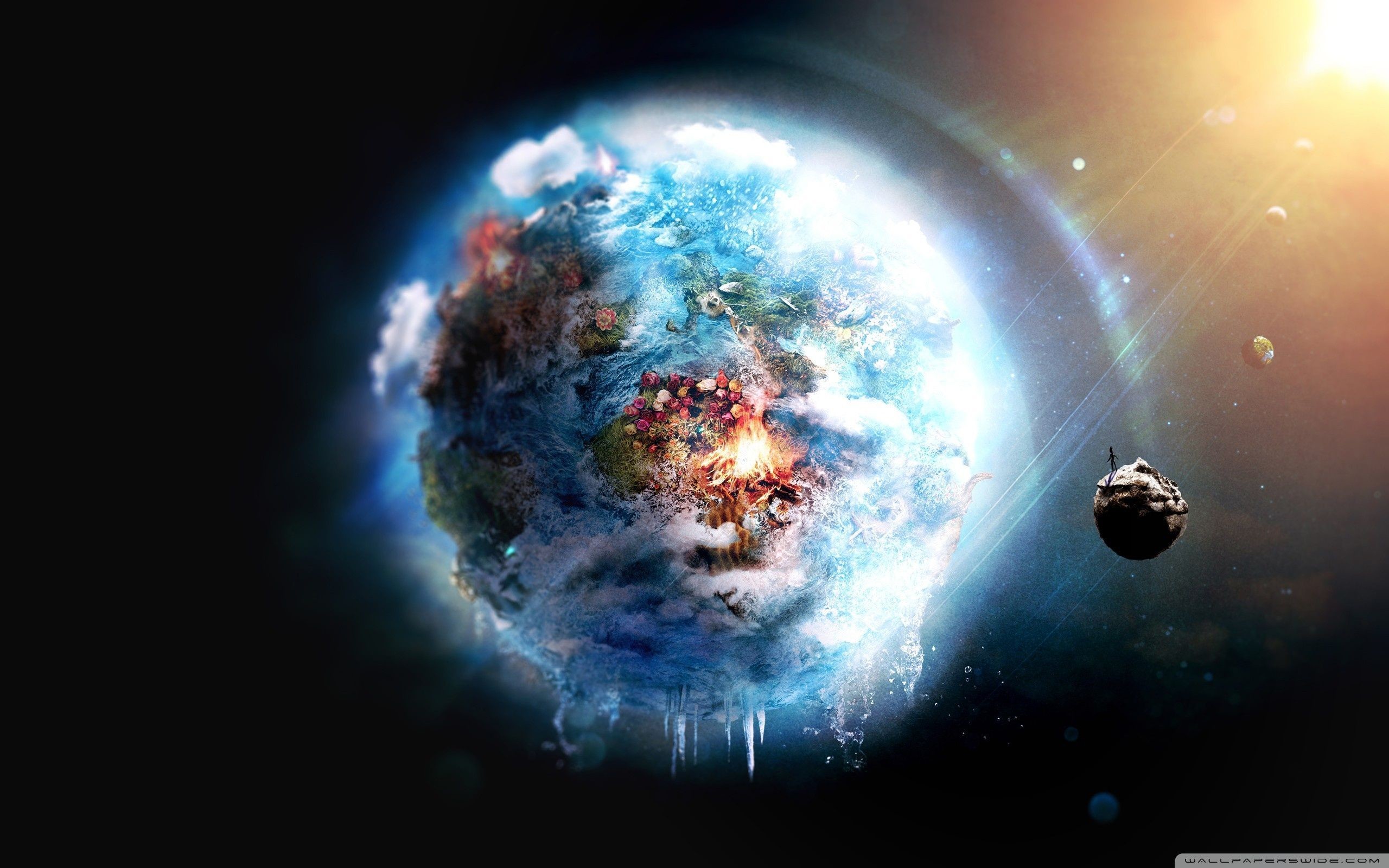 2560x1600 Futuristic Outer Space View Wallpaper Full HD [] - Free .