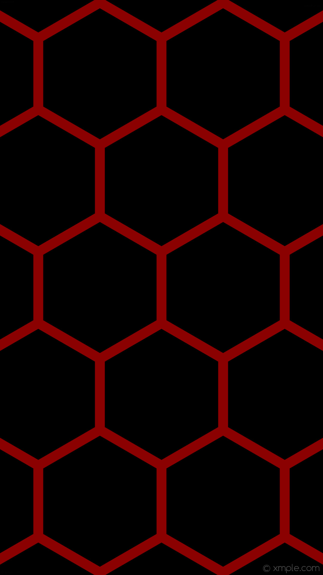 1080x1920 wallpaper red honeycomb black hexagon beehive dark red #000000 #8b0000 0Â°  33px 412px