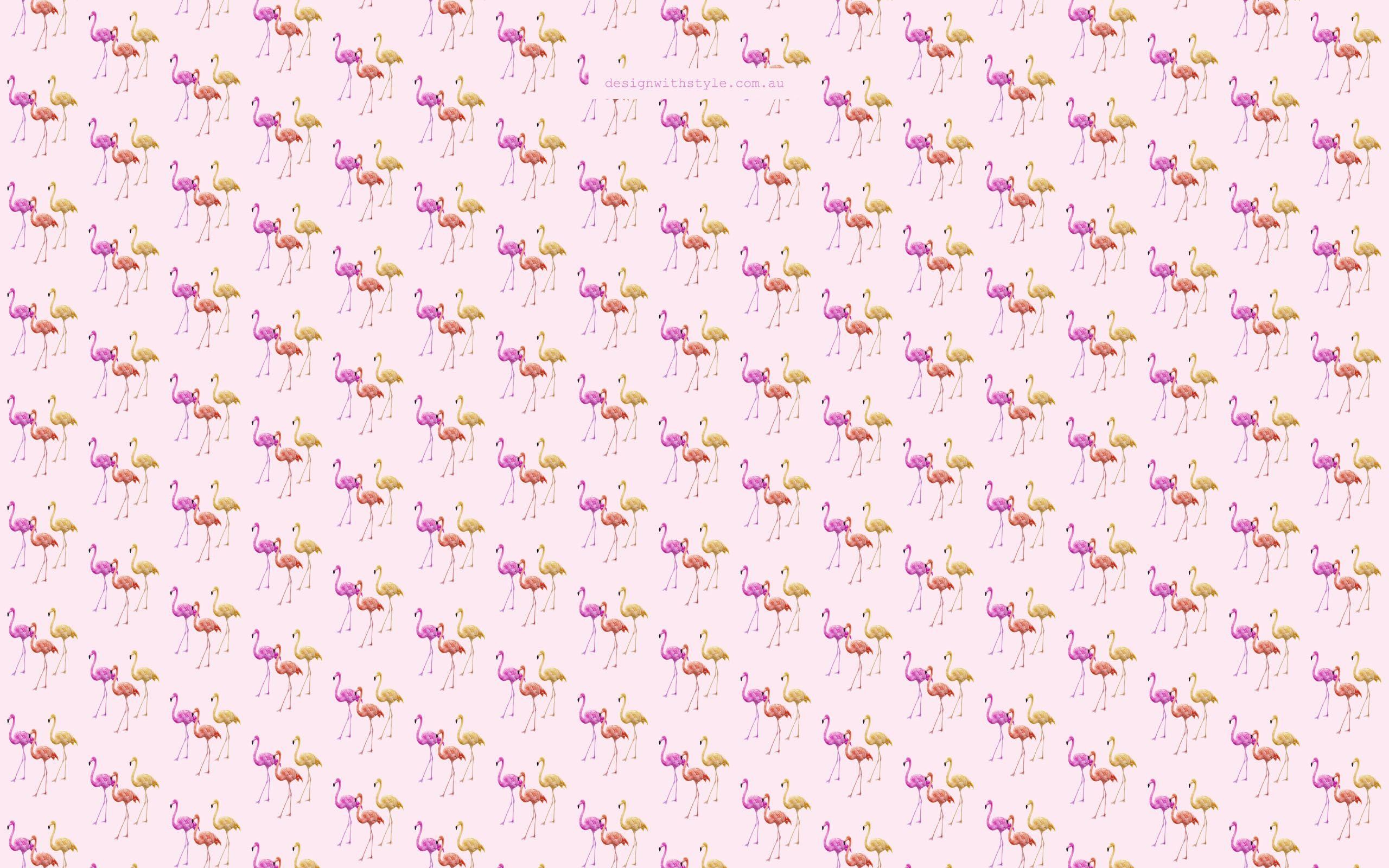 2560x1600 Images For > Retro Flamingo Wallpaper