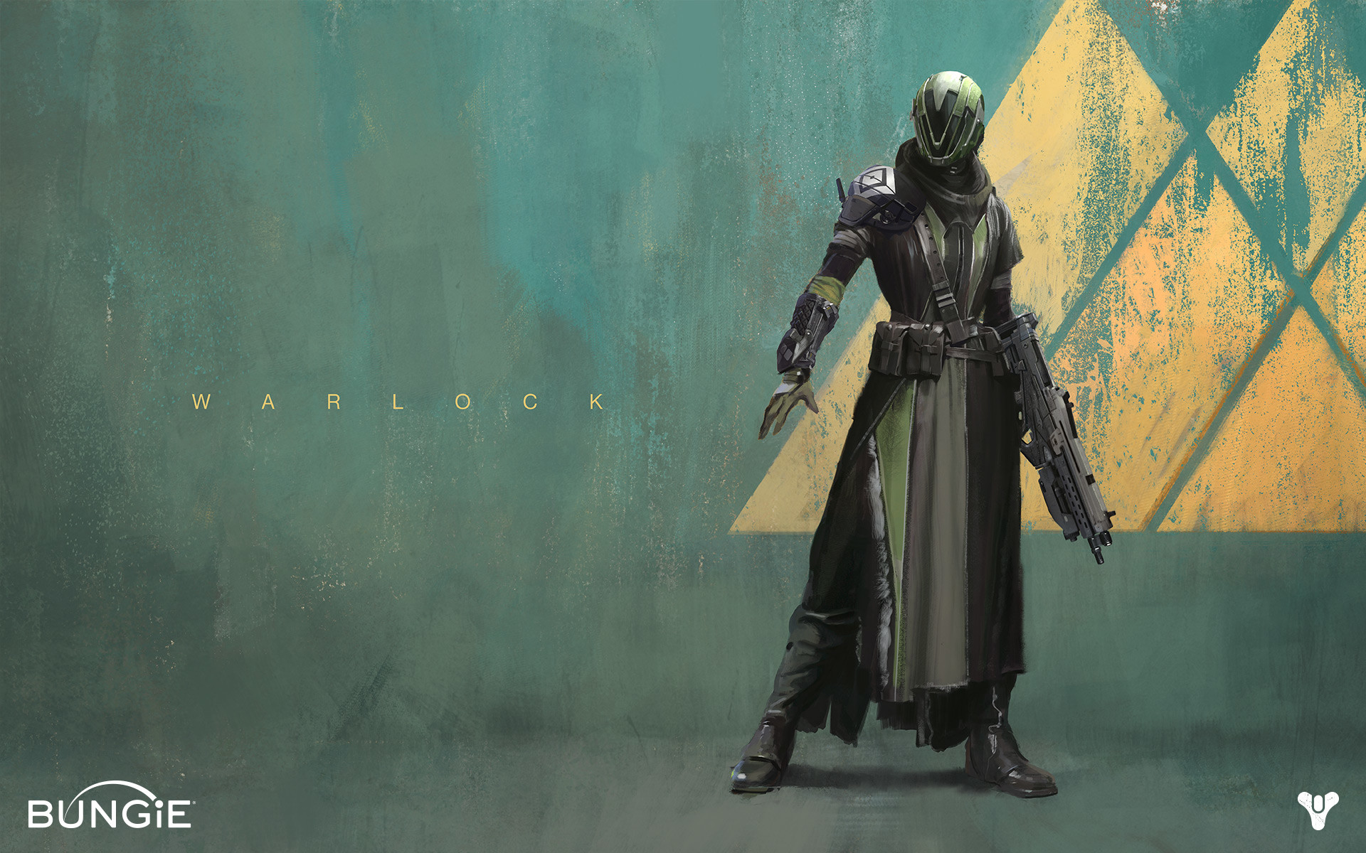 1920x1200 The Warlock is a Guardian class in Destiny that specializes in combining  "magic" powers granted.