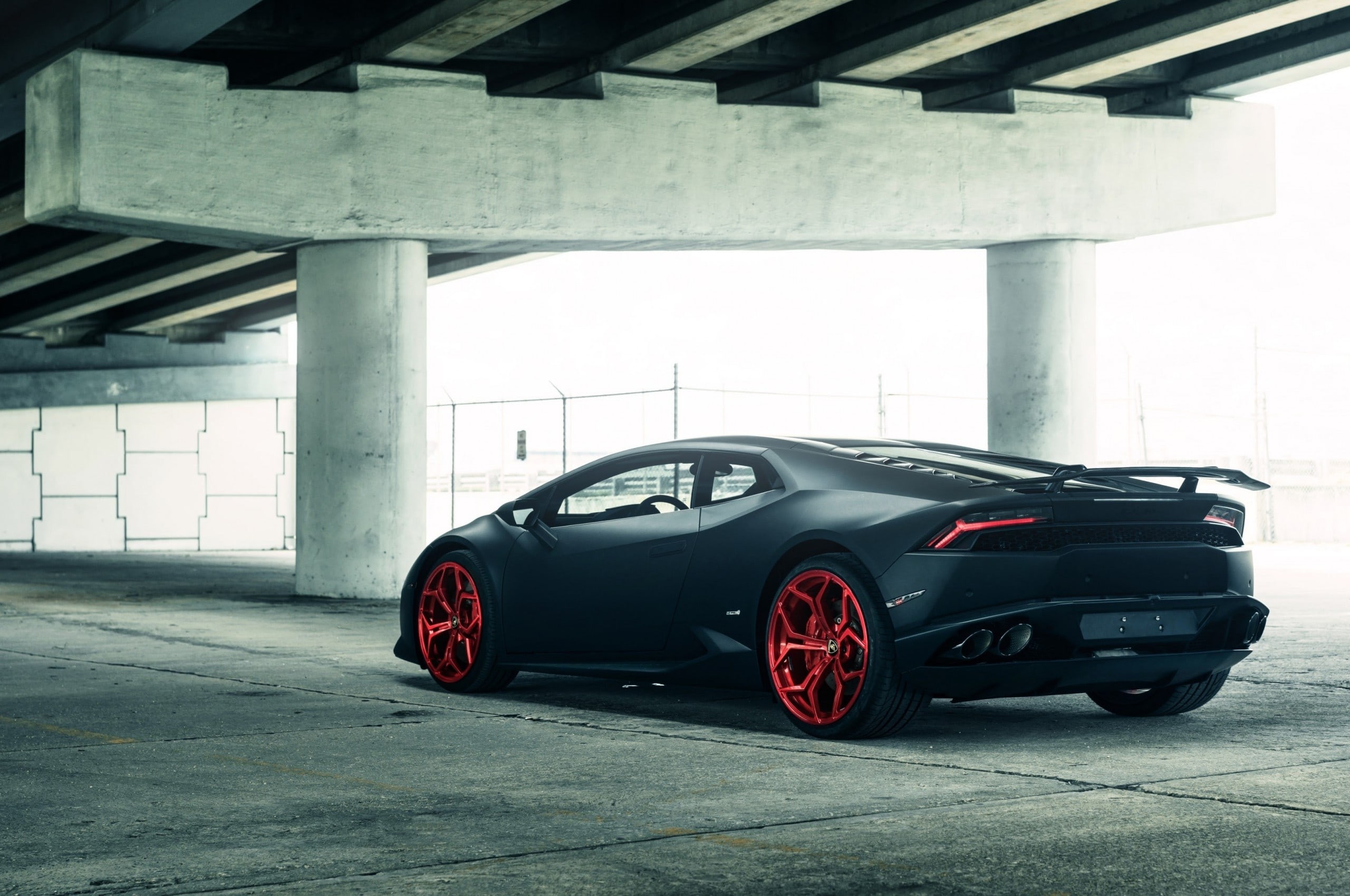 2560x1700 Lamborghini Huracan Black Matte Back View Sport Cars Wallpaper - Image  #3408 -