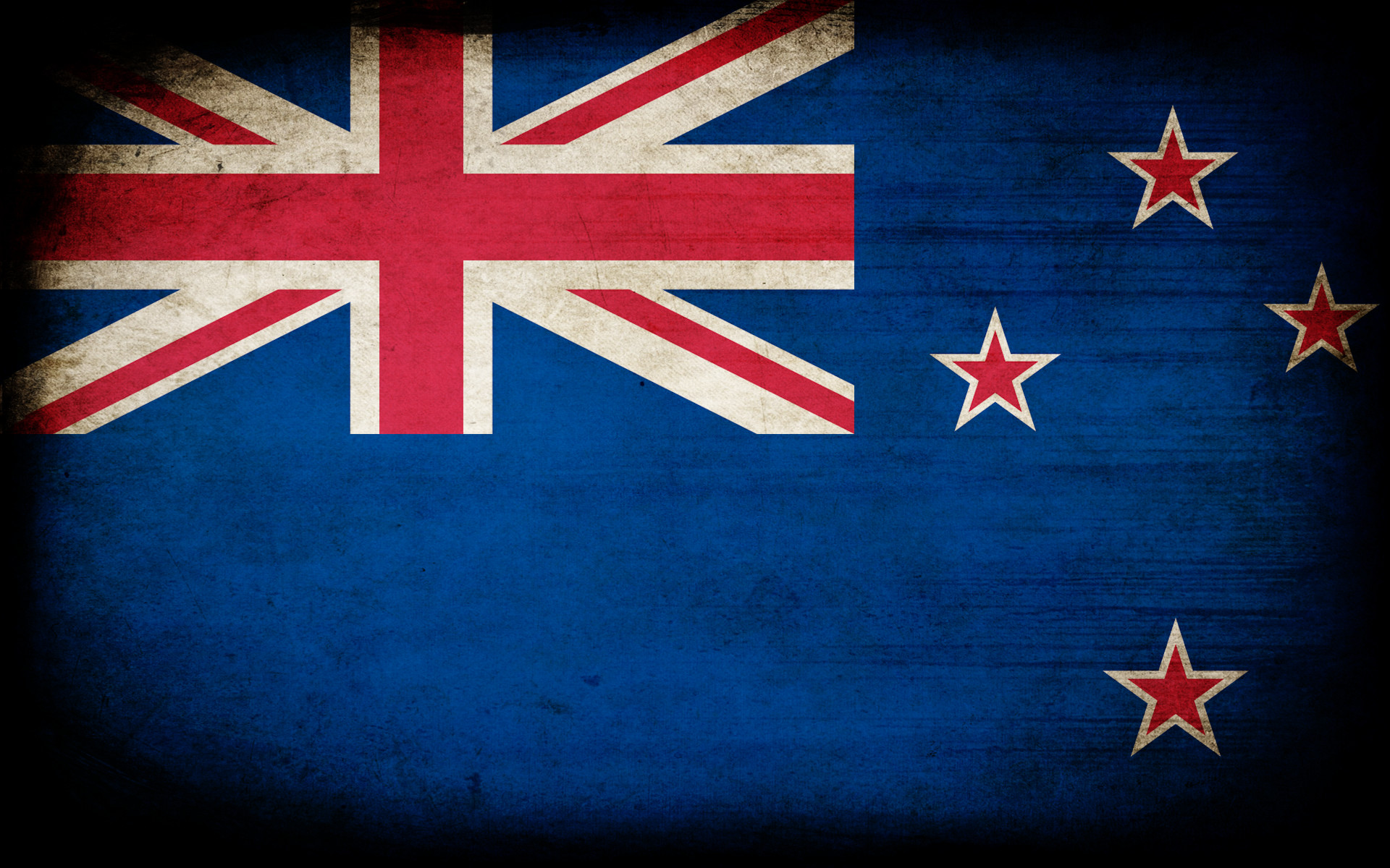 1920x1200 Grunge NZ Flag by ammullan