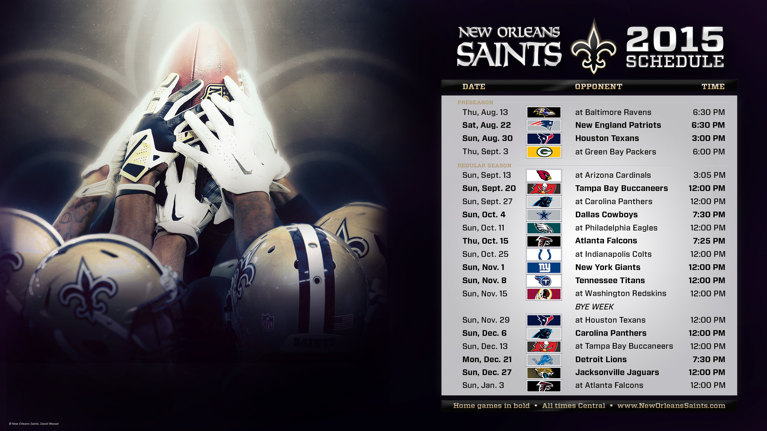 2560x1440 2560X1440. New Orleans Saints. New Orleans Saints 2015 Helmet Wallpaper.  Android