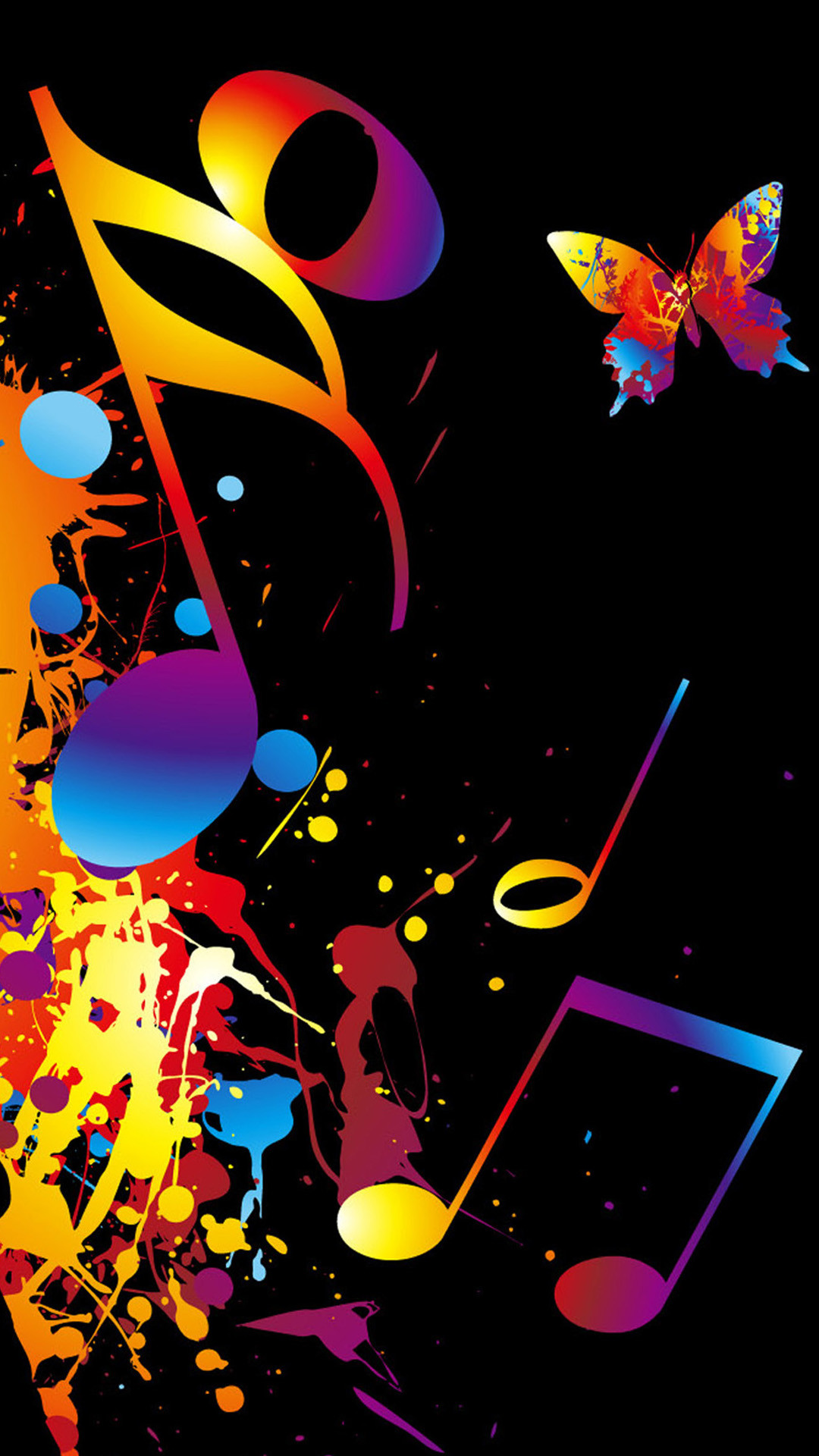 1080x1920 Music Theme Wallpaper