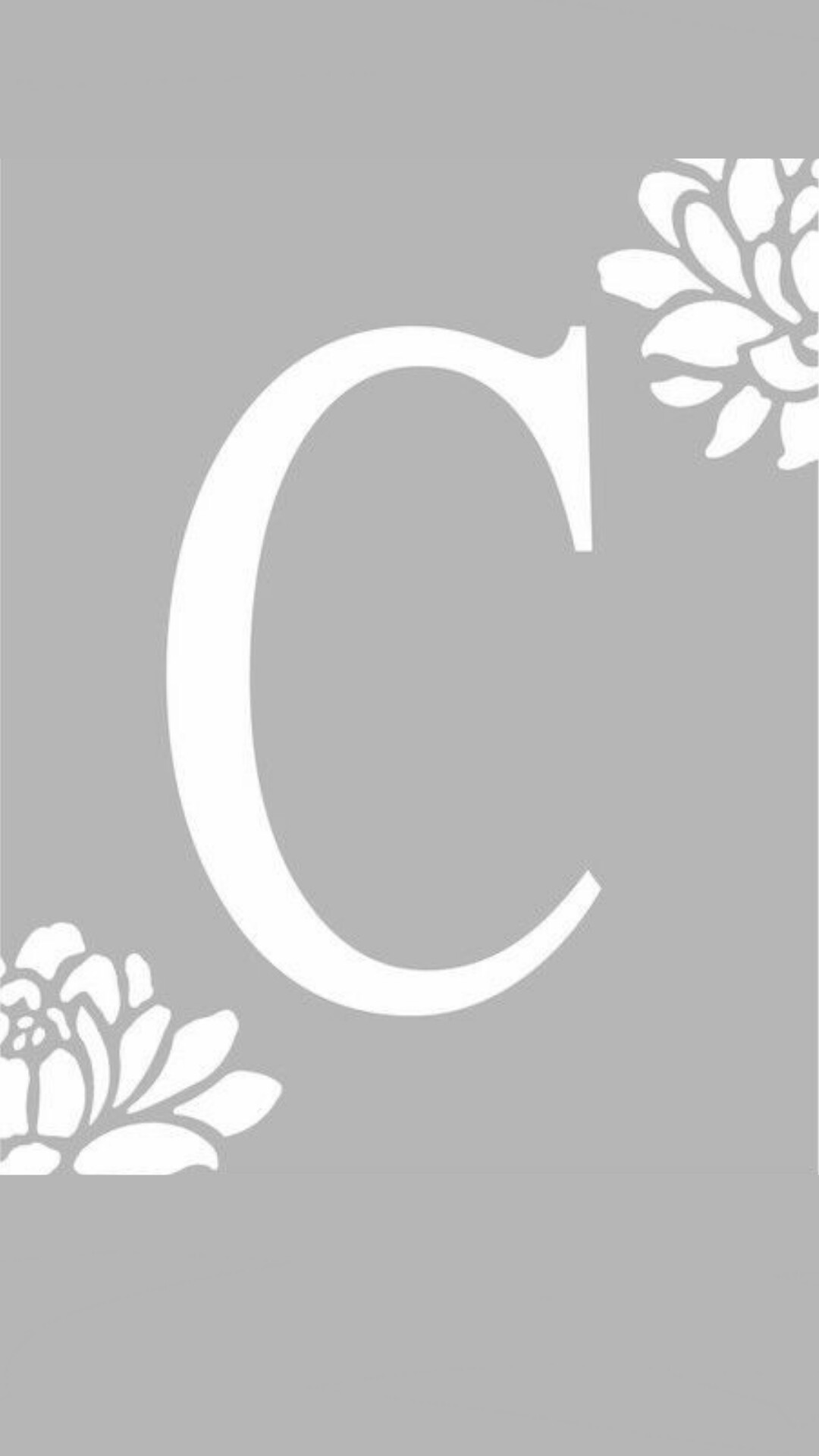 1080x1920 Find this Pin and more on "C" Monograms Wallpaper for Caroline by  HisFancyFace.