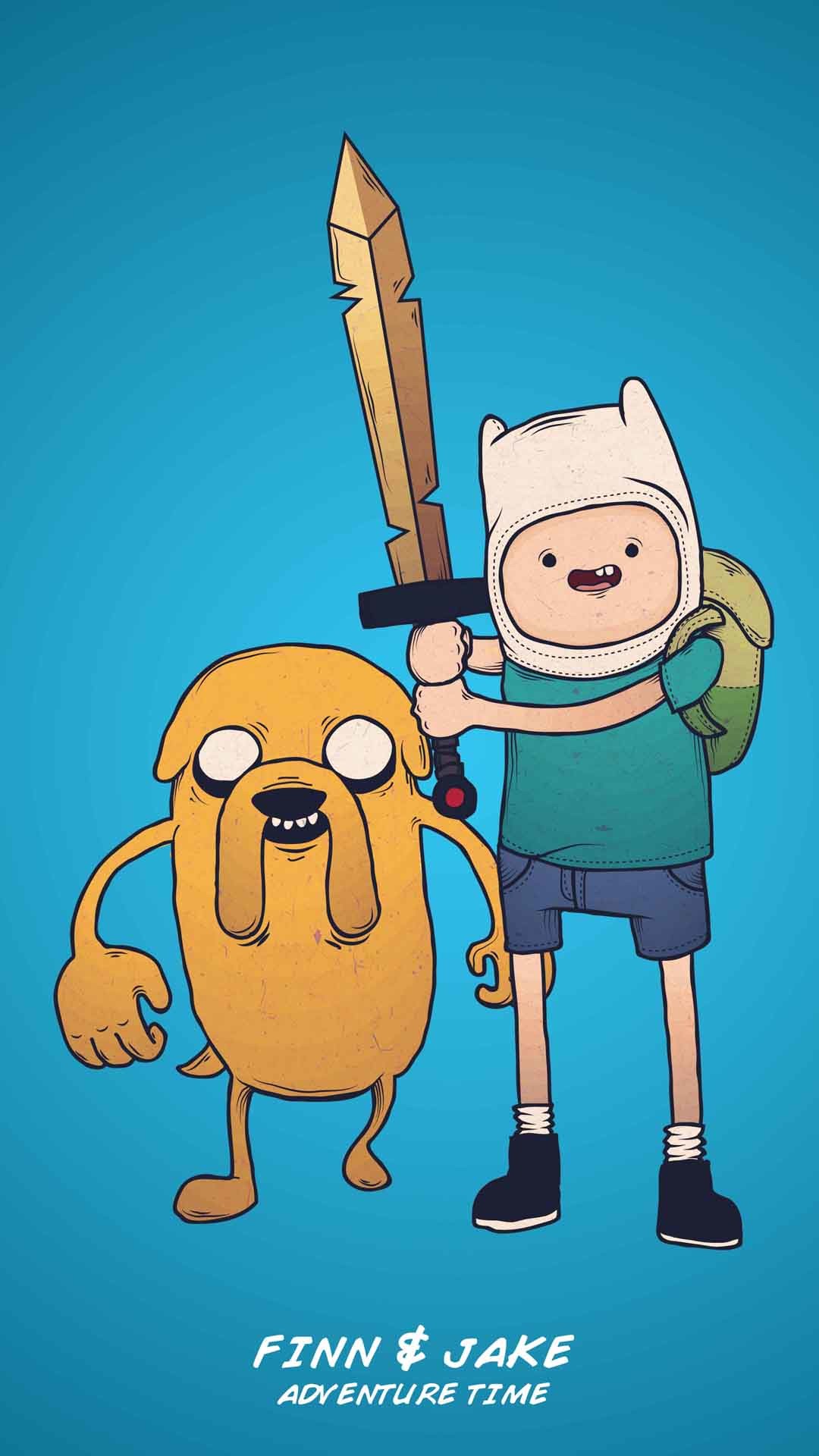 1080x1920 Adventure Time with Finn and Jake
