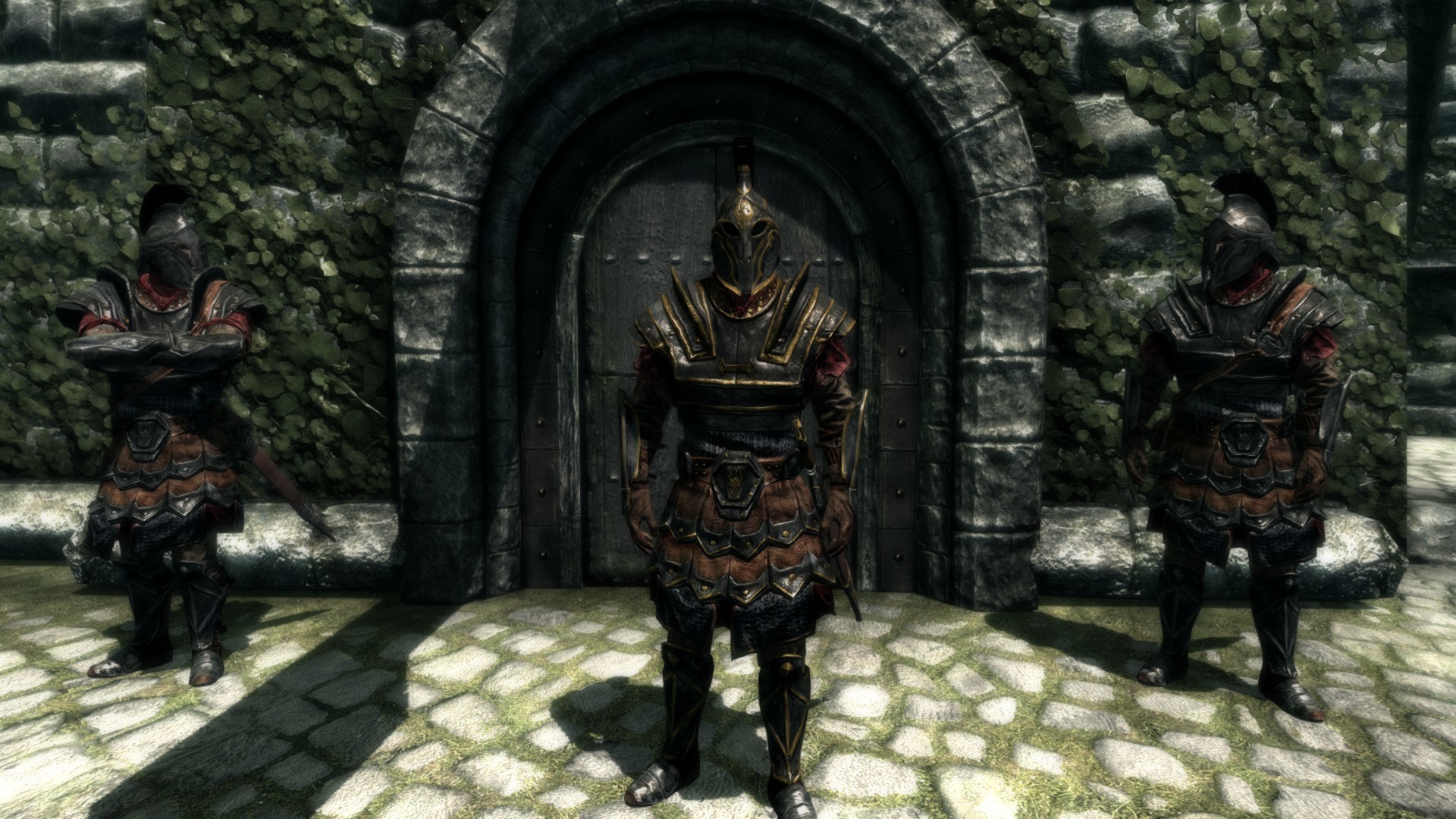 1920x1080 Sleeved Imperials--Legate Armor-Guards At Castle Dour--Darker Imperial  Retexture