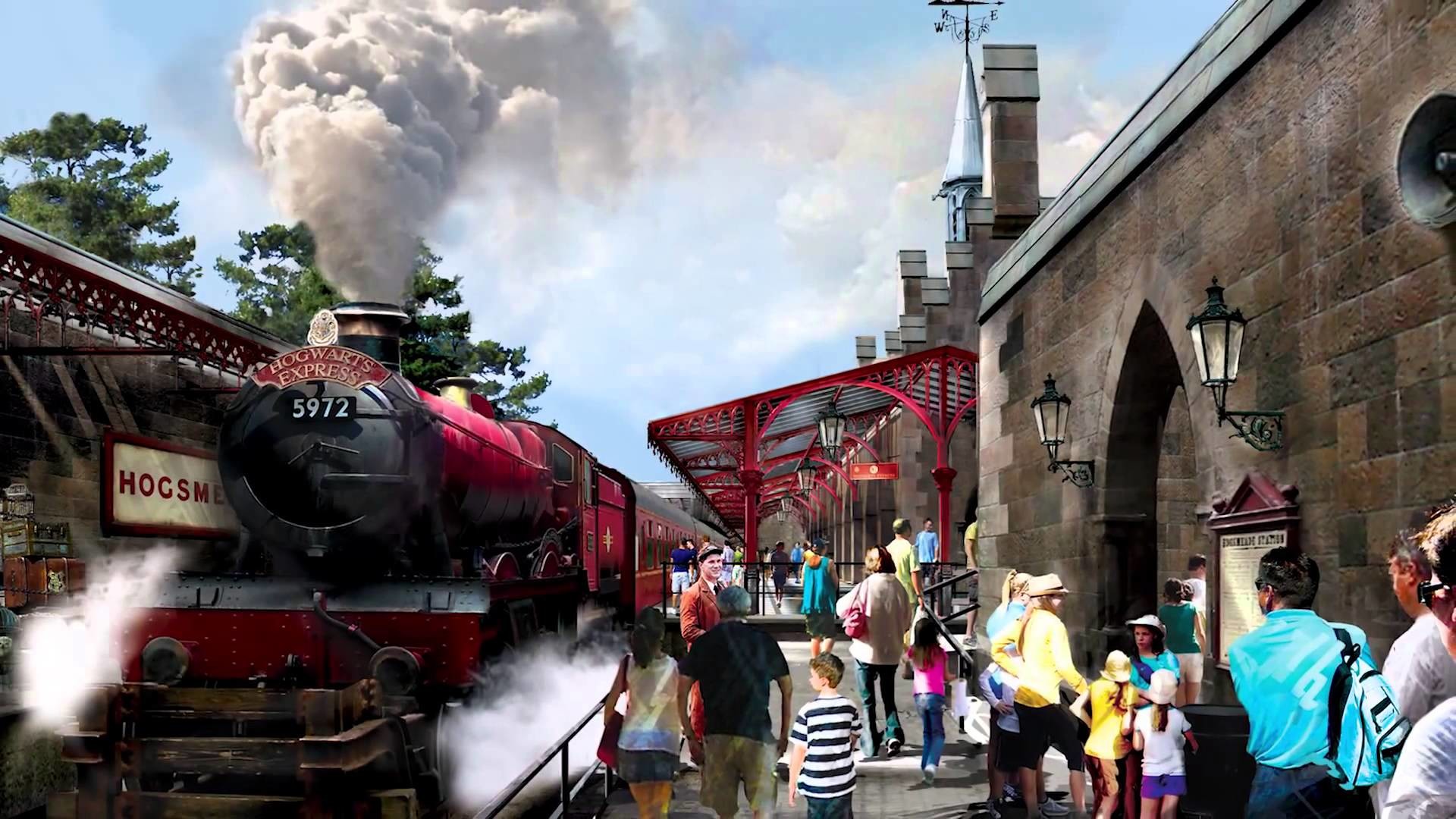 1920x1080 Hogwarts Express - Behind the Scenes | Universal Orlando