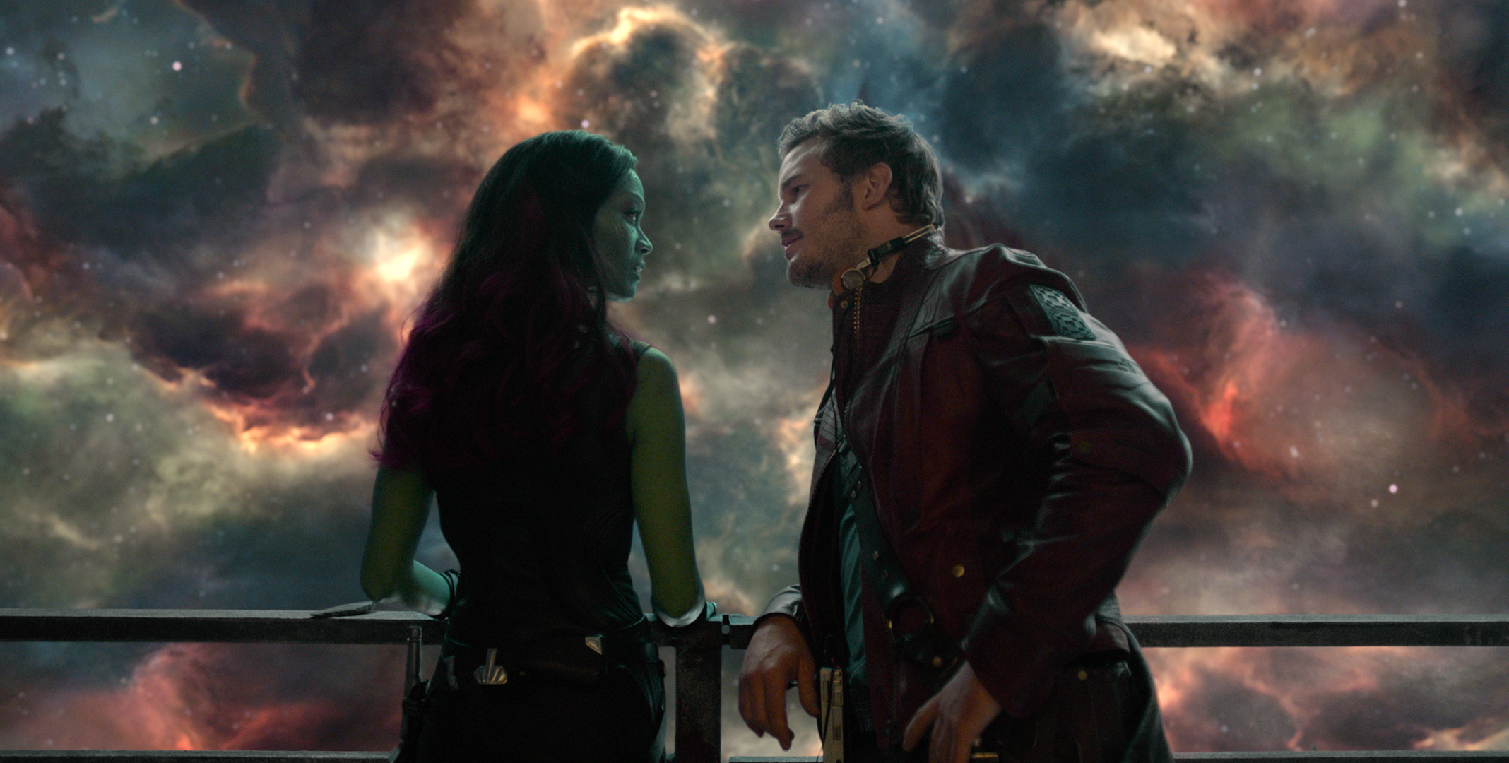 2136x1080 Star Lord and Gamora from Guardians of the Galaxy wallpaper - Click picture  for high resolution HD wallpaper