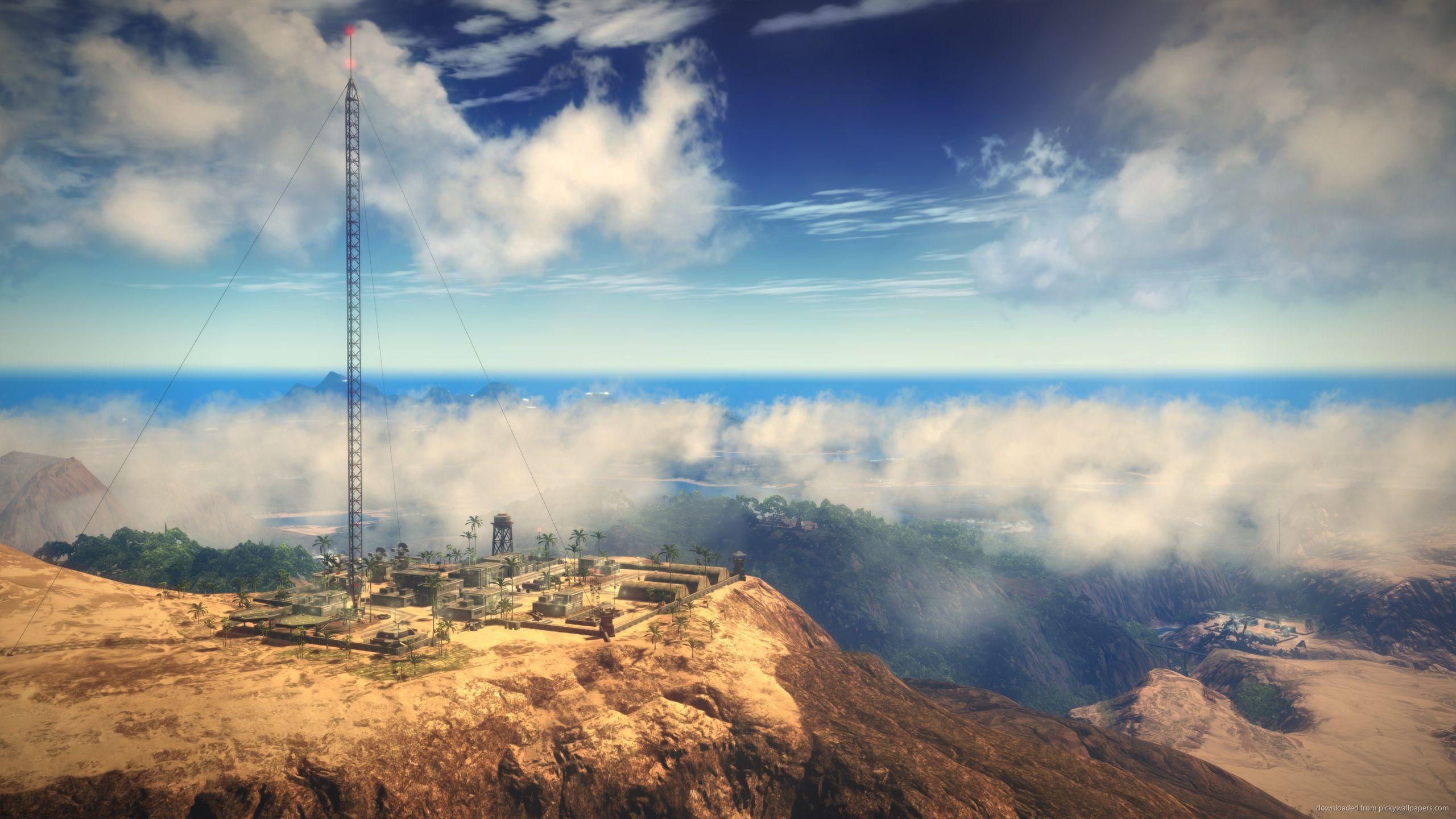 2560x1440 Download  Just Cause 2 Thin Blue Line Wallpaper