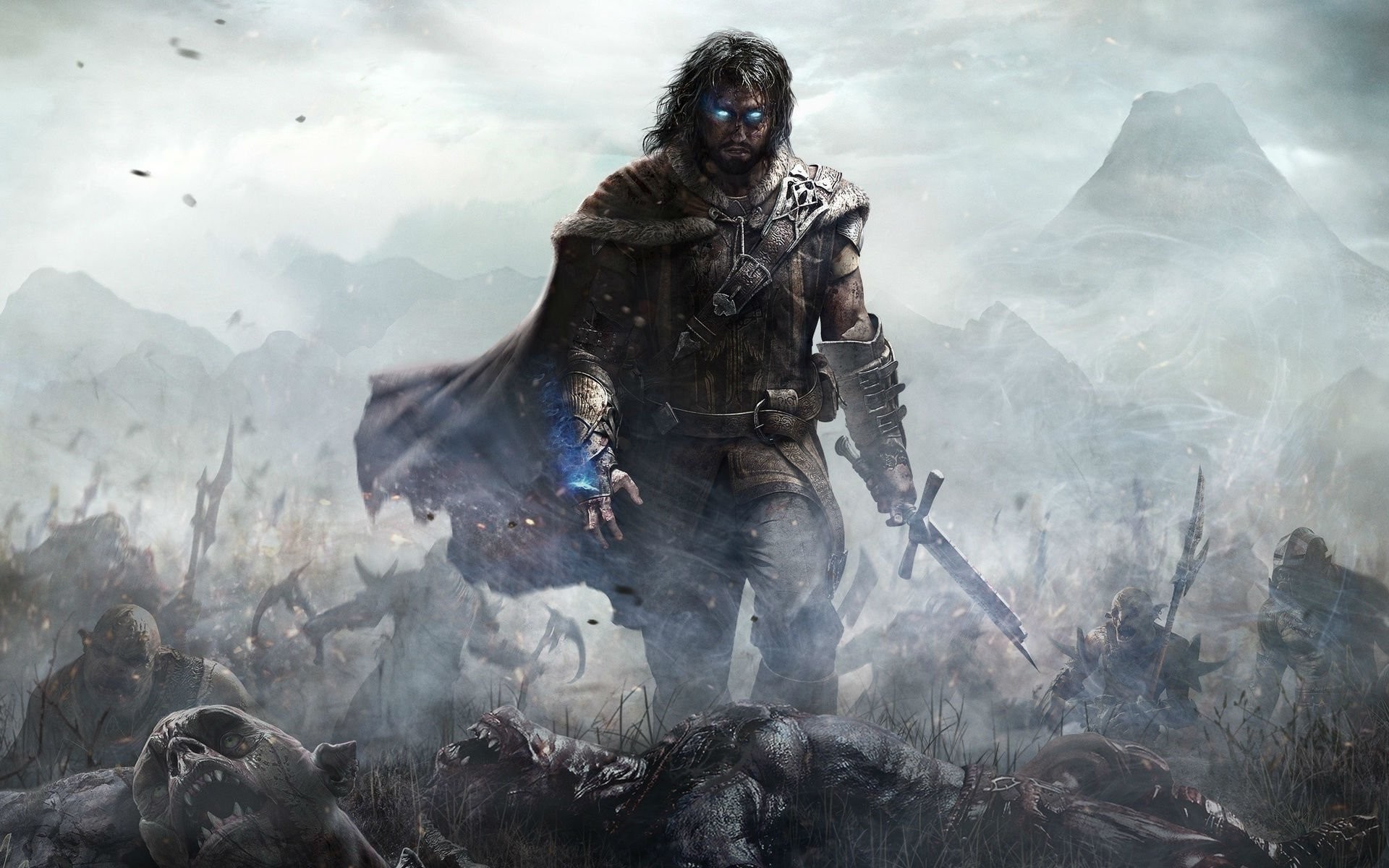 1920x1200 Middle Earth Shadow Mordor Fantasy Adventure Action Lotr Online Lord Rings  Warrior Wallpaper At Fantasy Wallpapers