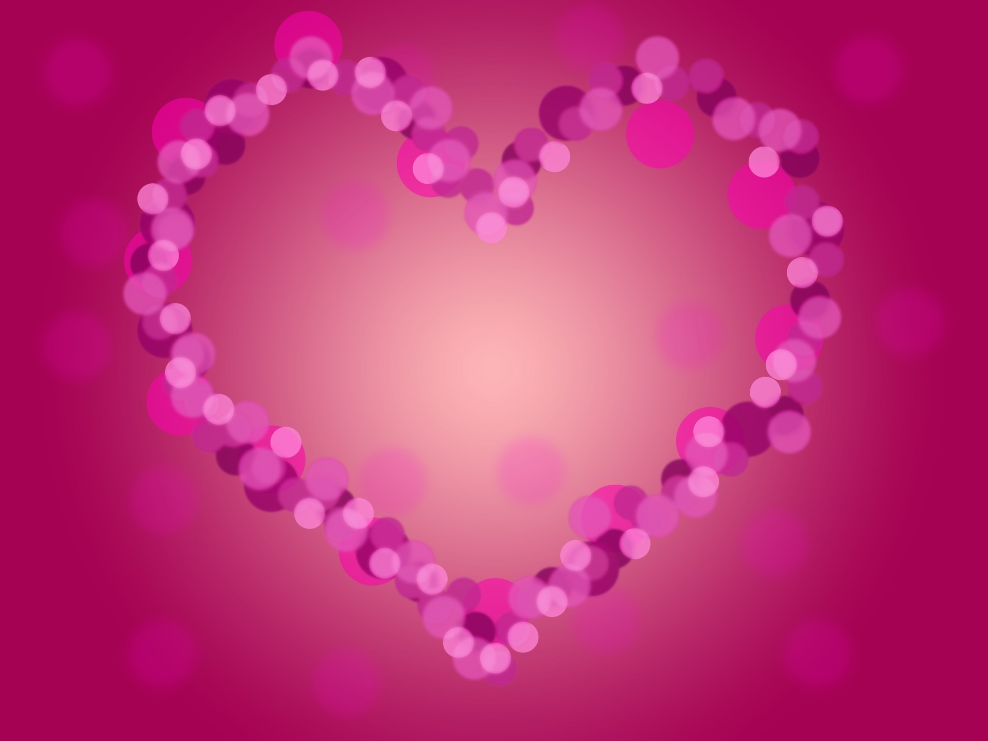 1920x1440 Romantic Heart Background