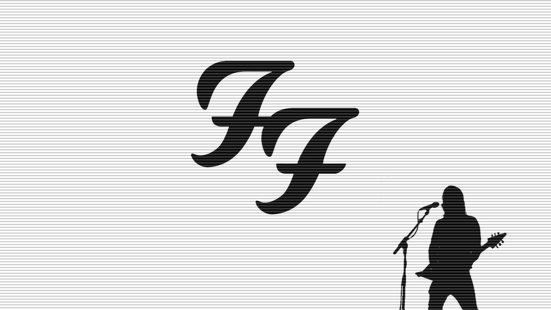 1920x1080 Foo Fighters White Wallpaper