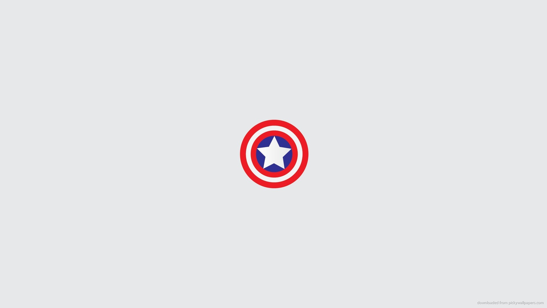 1920x1080 HD Minimal Captain America Shield wallpaper