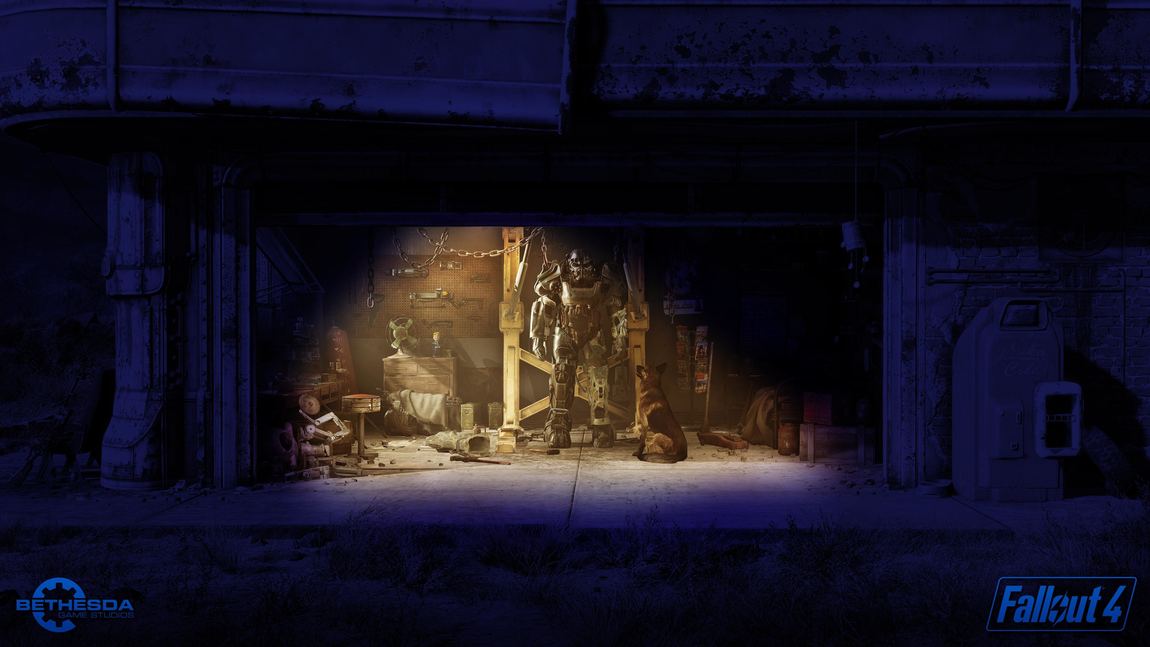 3840x2160 Fallout 4 Garage Wallpaper Full Hd