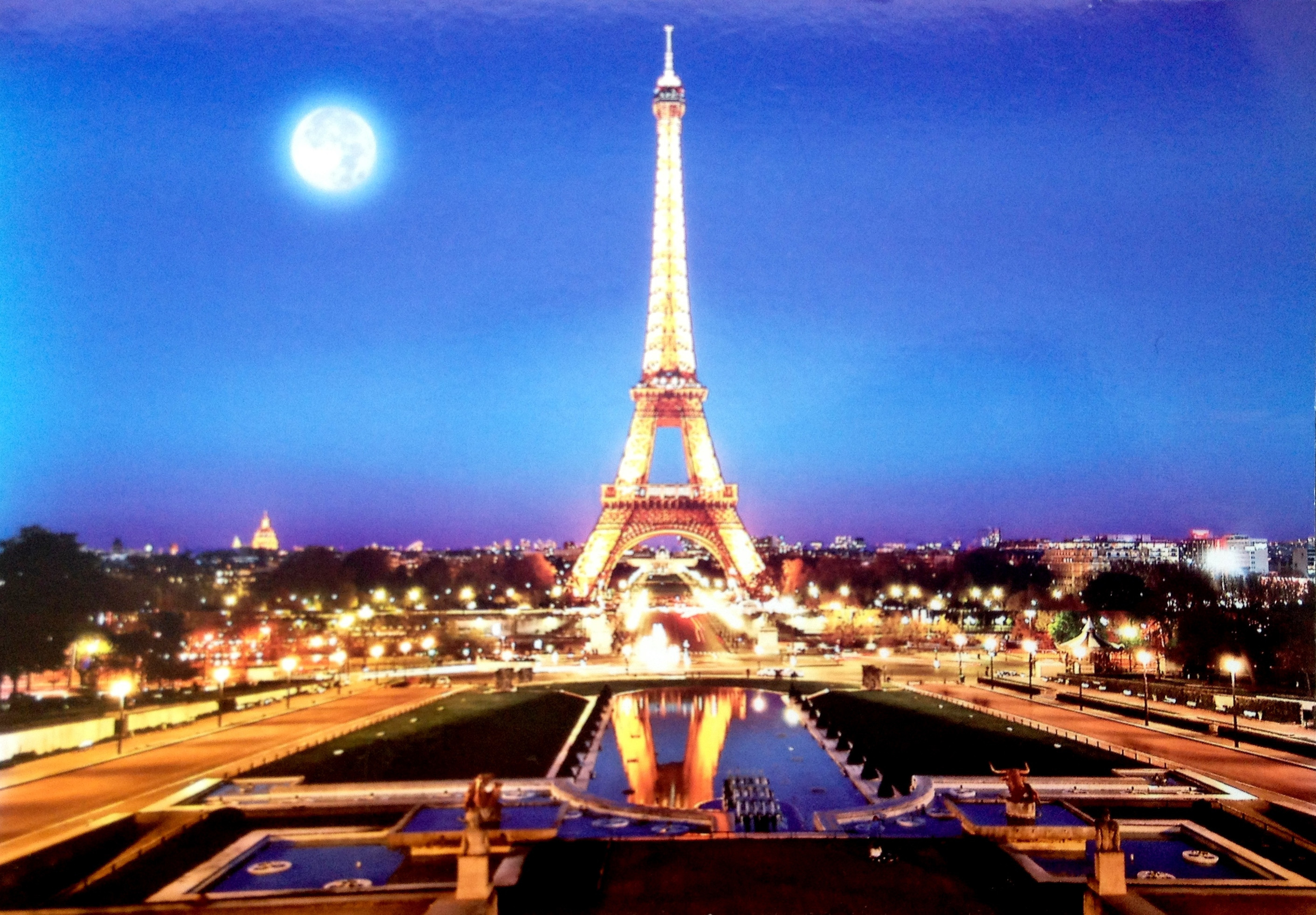 2822x1964 Download Many Resolution: Click Here (to Attachment Page). This Eiffel tower  at Night Paris France Wallpaper Desktop ...
