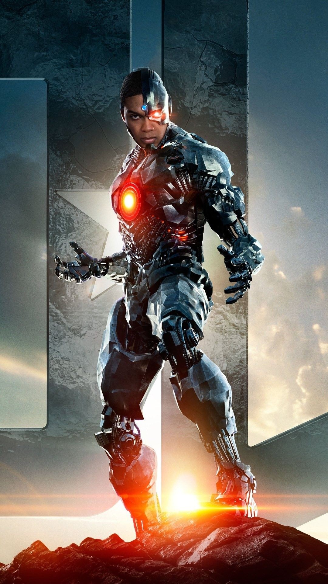 1080x1920 Cyborg Justice League Android and iPhone Wallpaper
