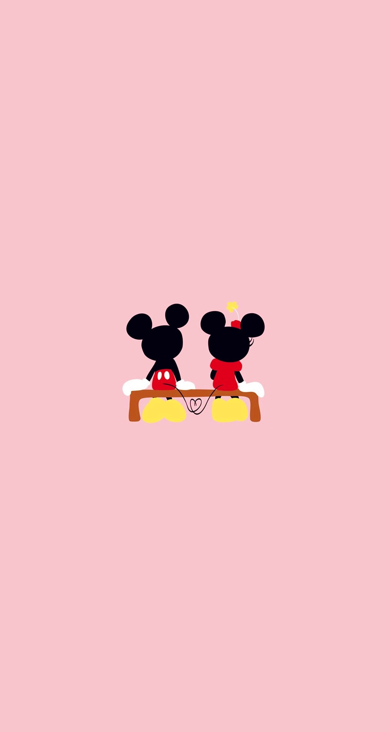 1256x2353 wallpaper, mickey mouse and minnie mouse image on We Heart It