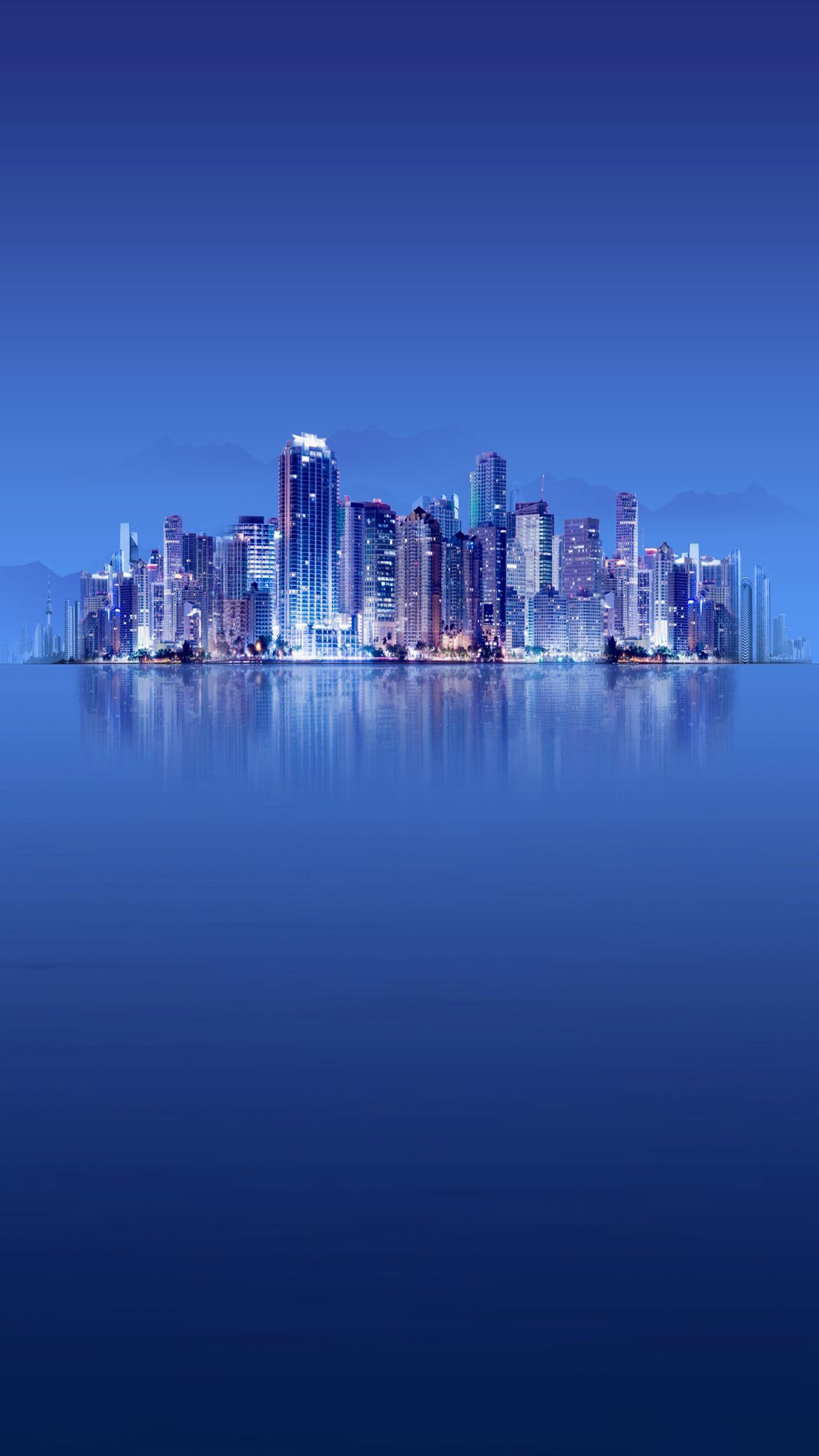 1080x1920 Cool Blue Skyscraper iPhone Wallpaper HD for iPhone 6s, 6, 5s, 5c About