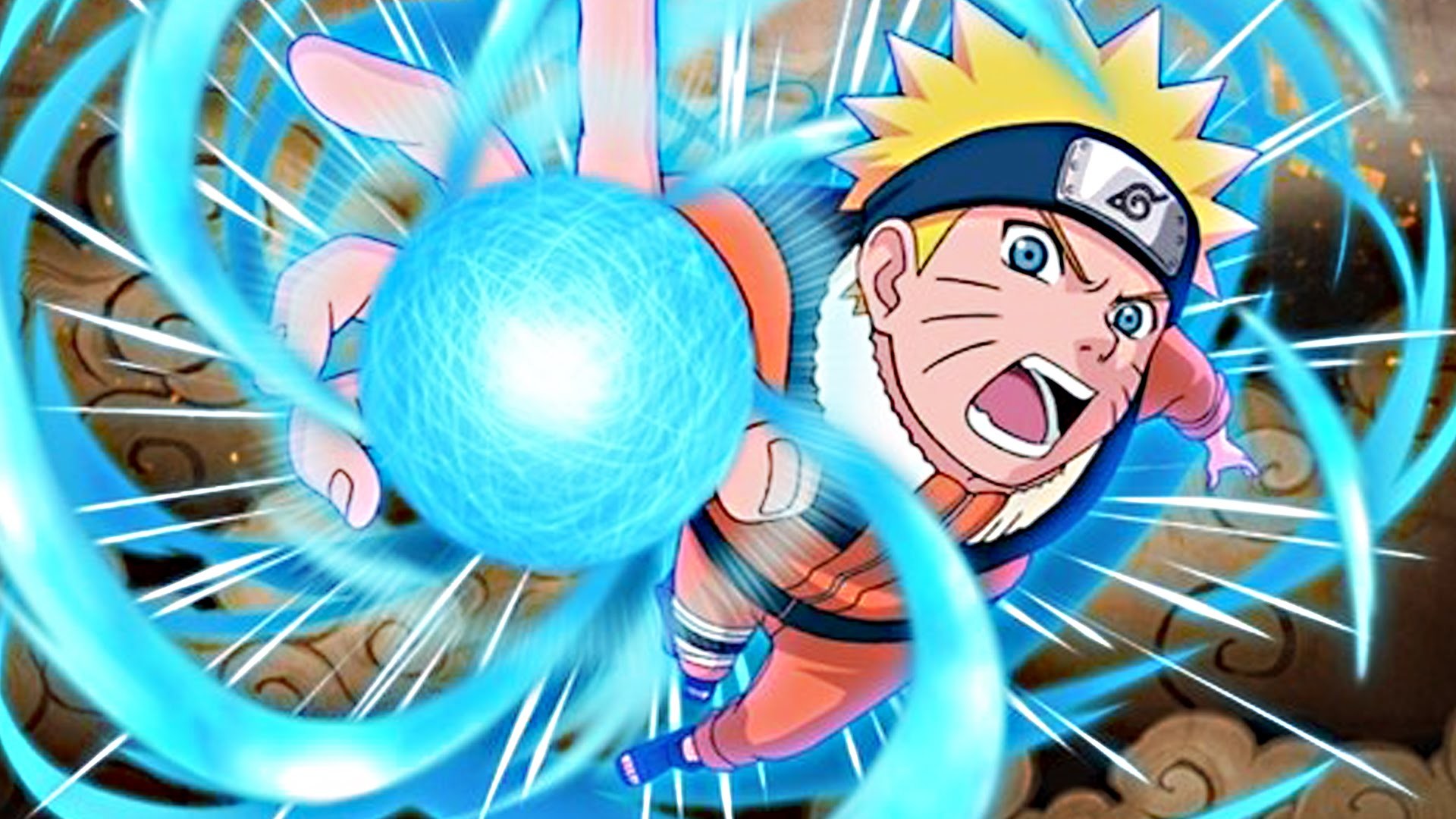 young naruto uzumaki rasengan