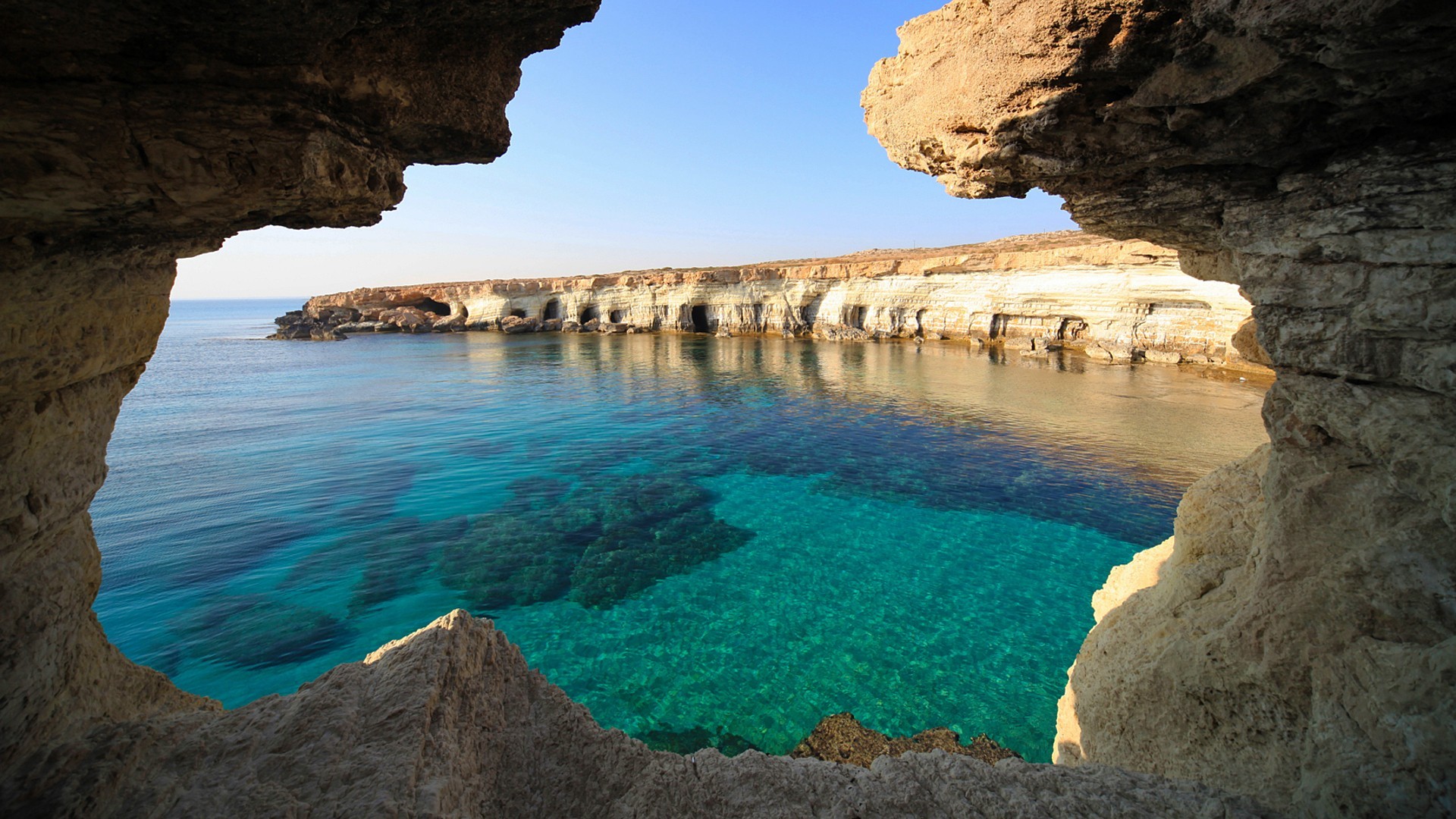 1920x1080 Sea Tag - Nice Ocean View Mediterranean Greek Holiday Cyprus Sea Greece Hd  Desktop Backgrounds for