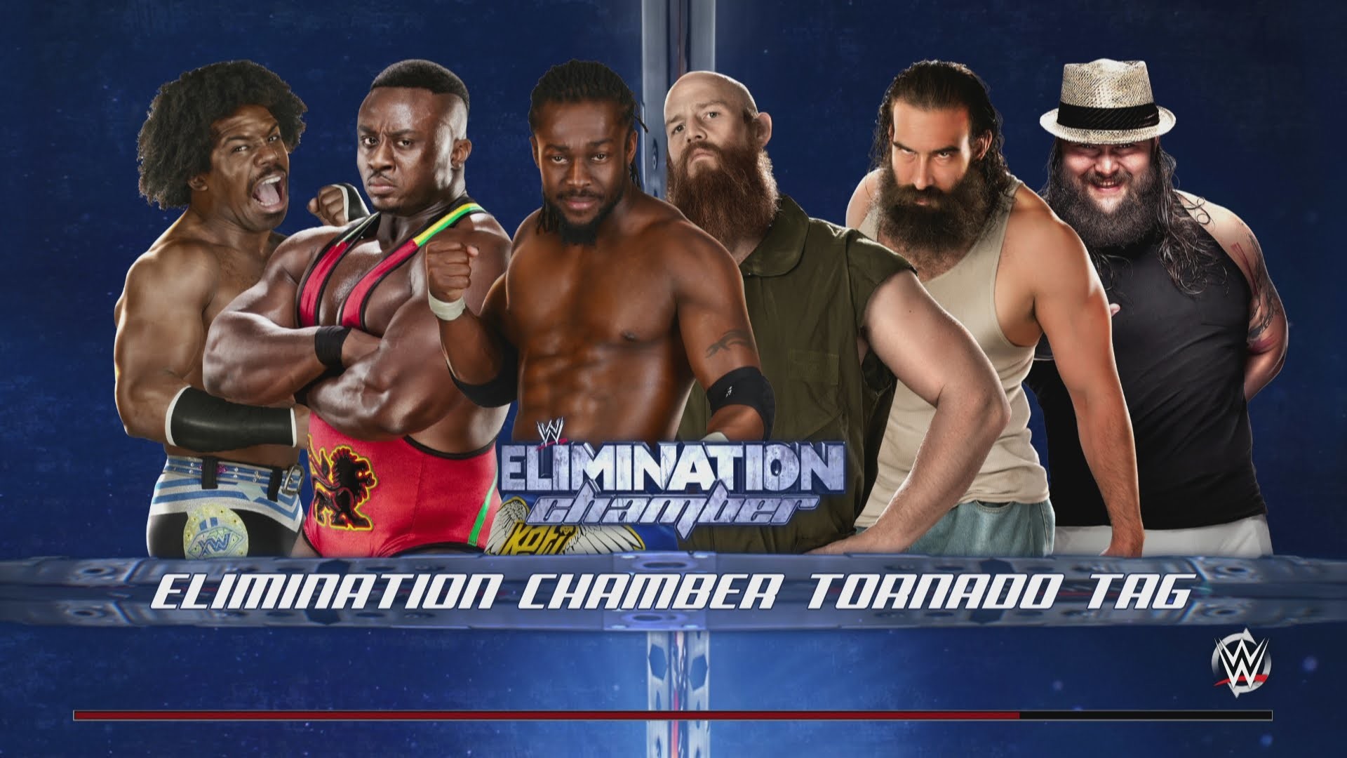 1920x1080 WWE 2K15 - The New Day vs. The Wyatt Family in the Elimination Chamber -  YouTube