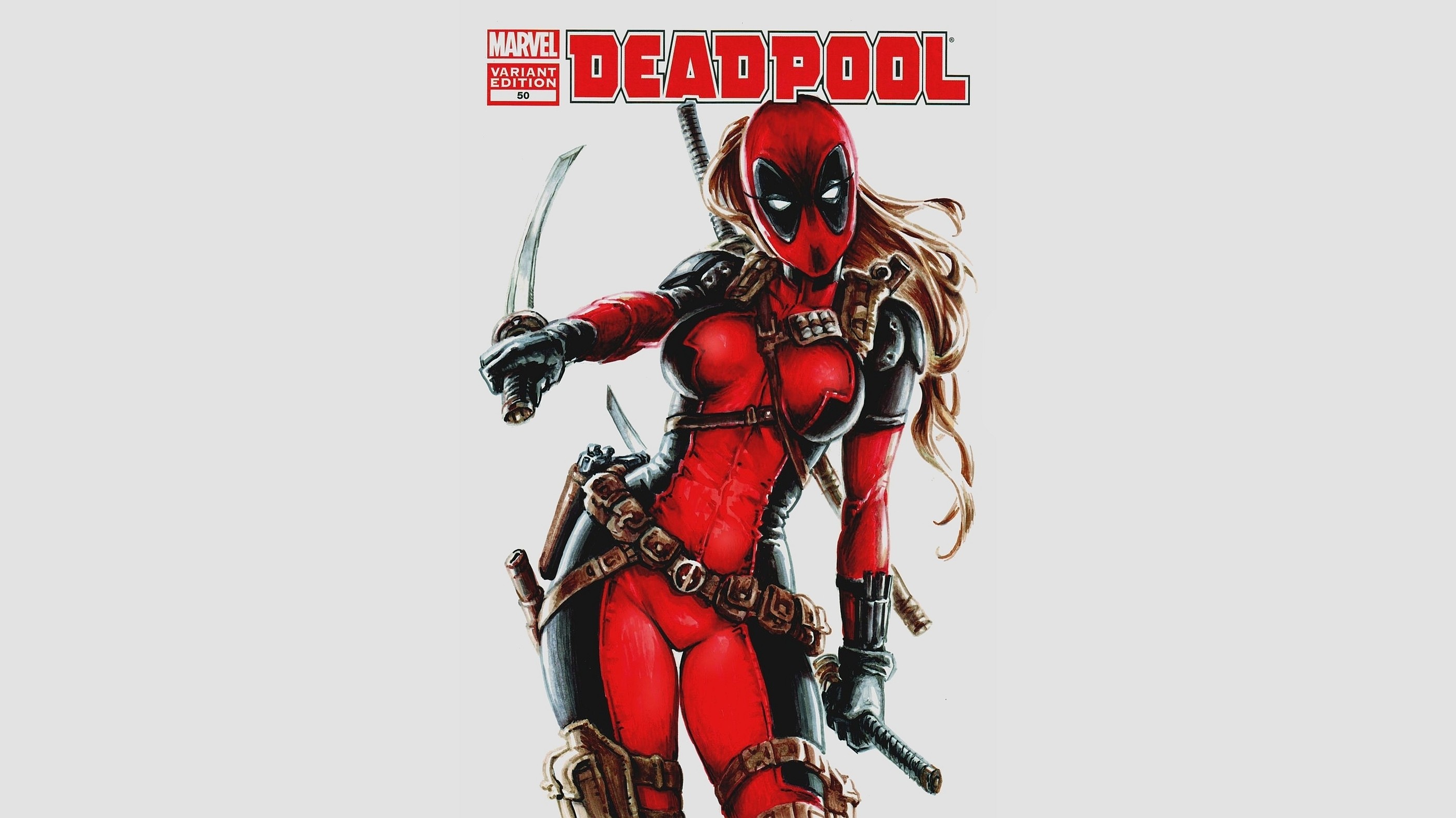 2800x1574 Deadpool Cool Girl Wallpaper HD.