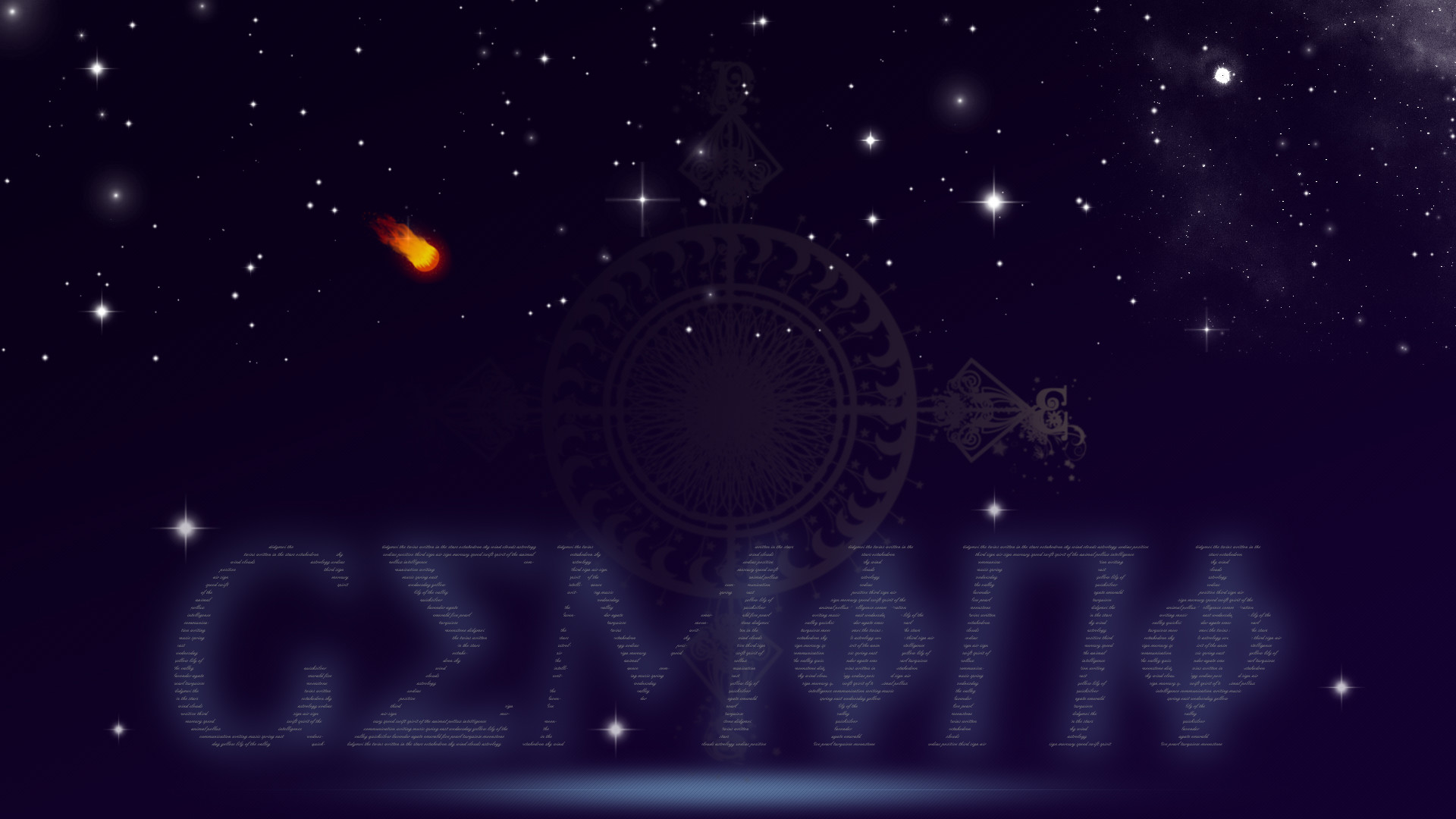 1920x1080 ... Gemini Zodiac Astrology Symbolic HD Wallpaper by Sleepy-Stardust