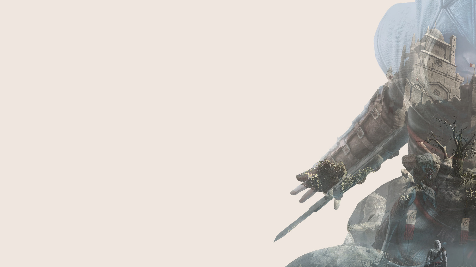 1920x1080 ... Altair - Assassin's Creed (Double exposure) by CptDopeY