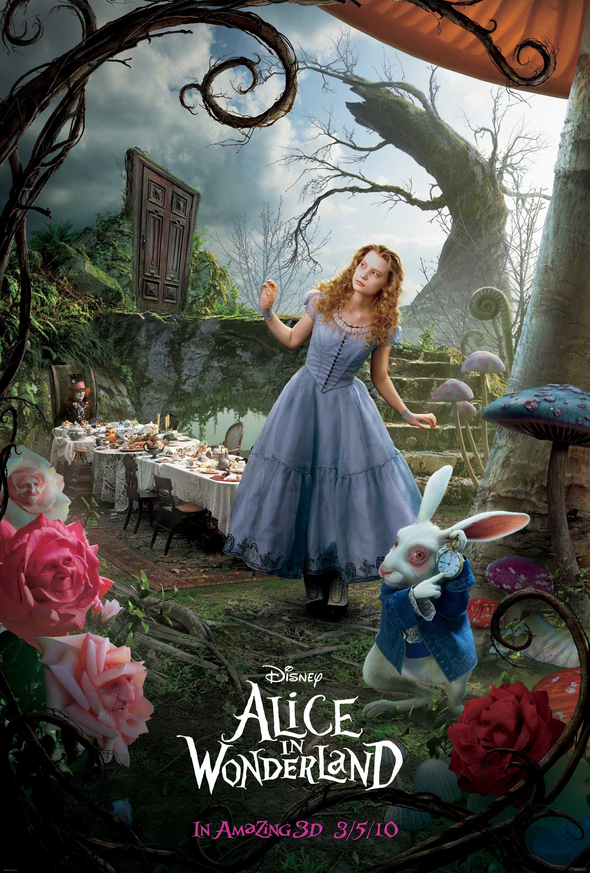 1948x2884 Alice and the White Rabbit Movie Poster wallpaper - Click picture for high  resolution HD wallpaper
