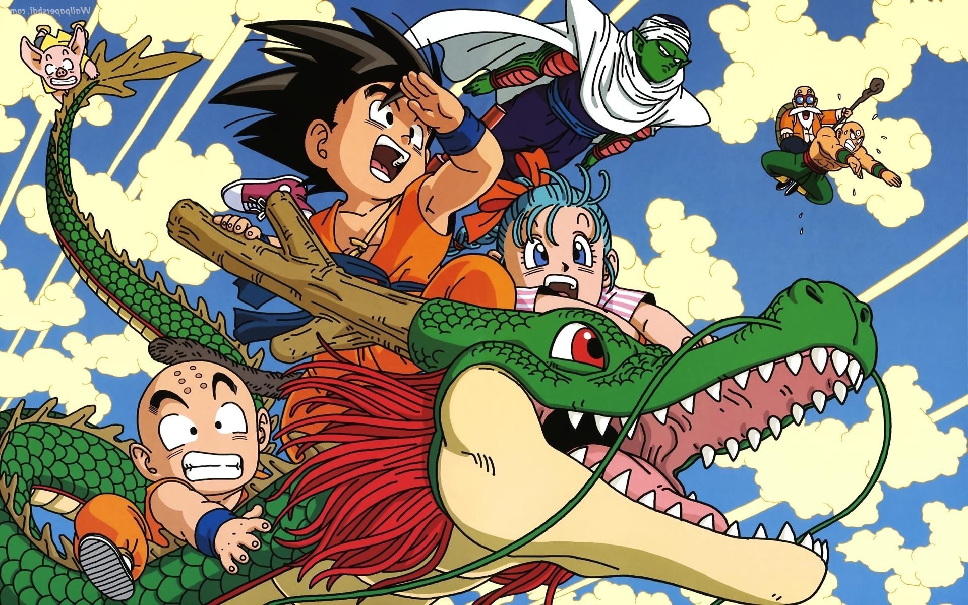 1920x1200 anime, Dragon Ball, Dragon Ball Z, Son Goku, Piccolo, Krillin Wallpapers HD  / Desktop and Mobile Backgrounds