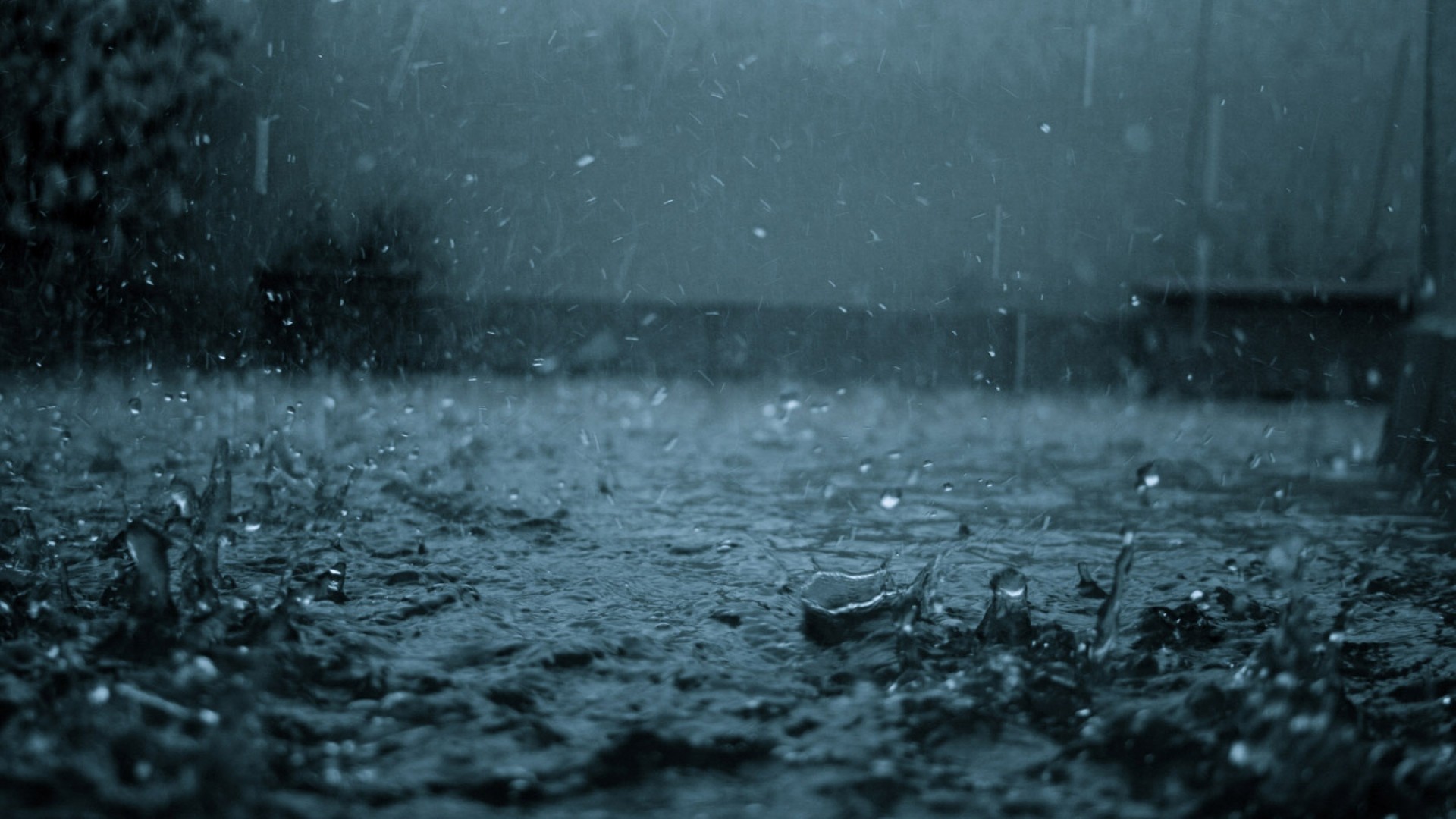 1920x1080 Preview wallpaper rain, drops, splashes, heavy rain, dullness, bad weather  