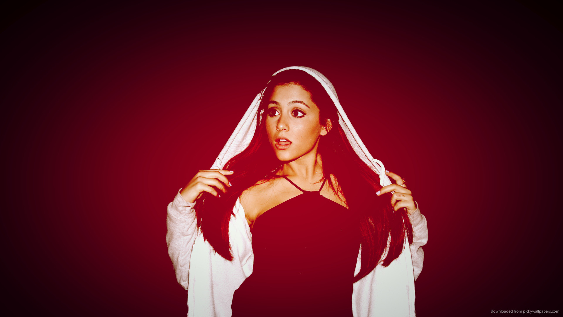 1920x1080 Ariana Grande Red Highlight for 