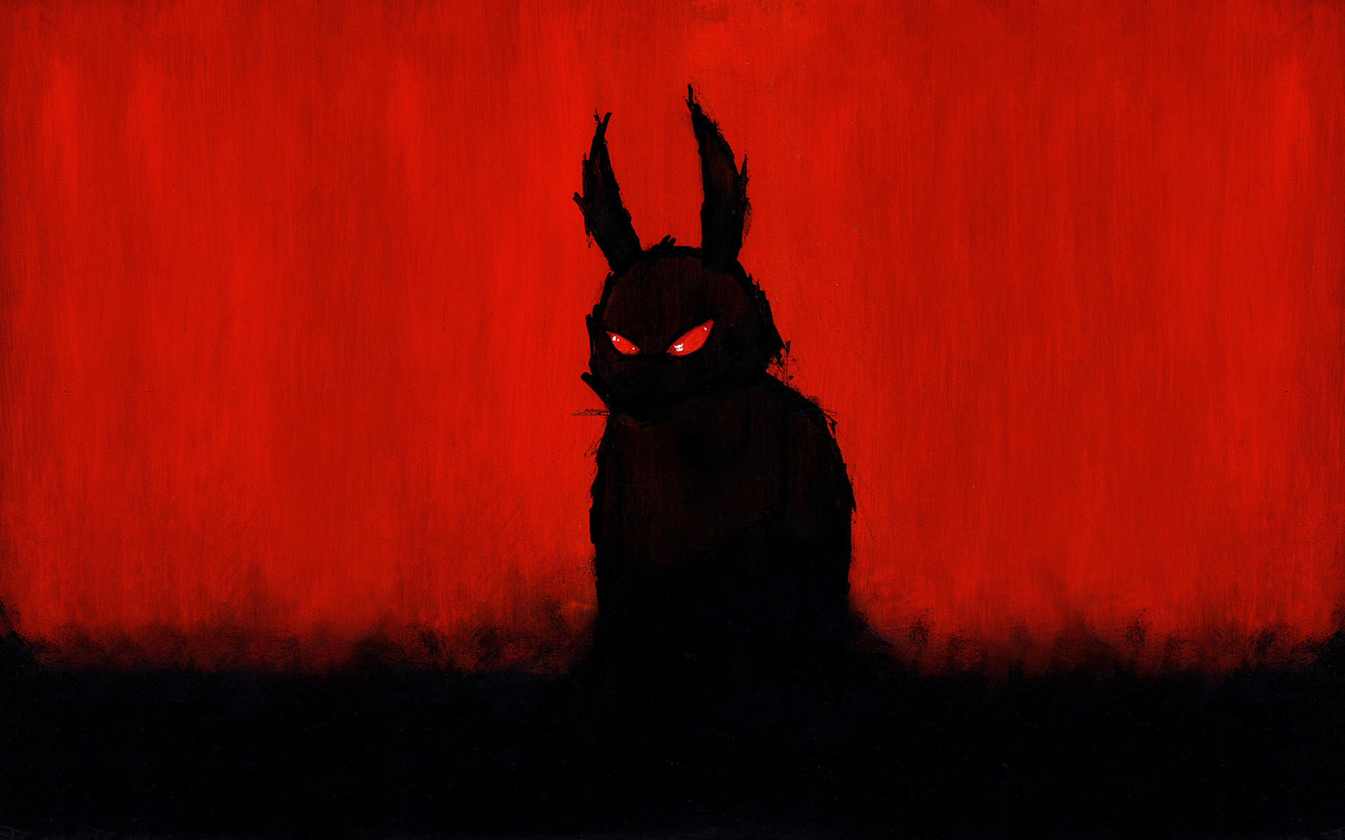 1920x1200 Evil Red Drawing Creepy Monster Rabbit Halloween Wallpaper At Dark  Wallpapers
