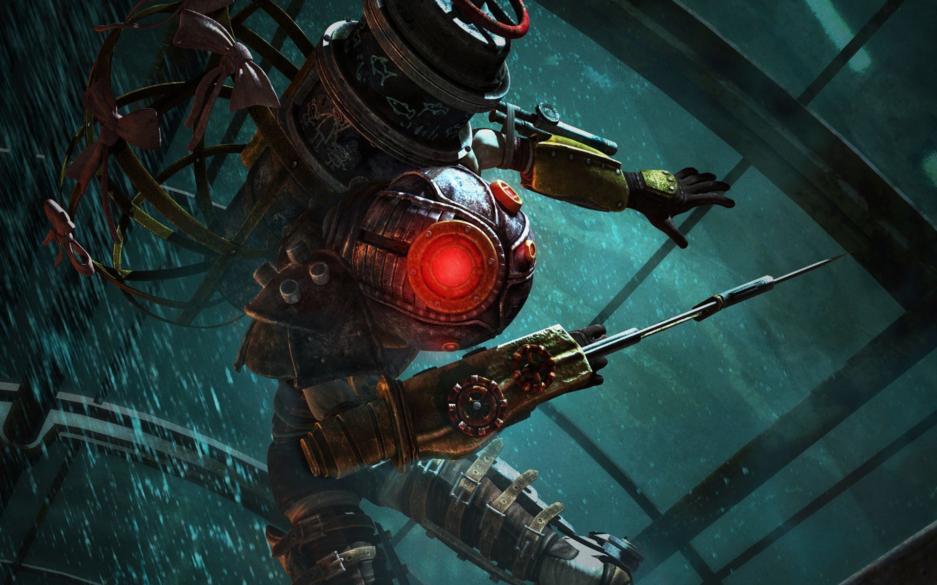 1920x1200 BioShock 2, BioShock, Big Daddy, Little Sister, Video Games Wallpapers HD /  Desktop and Mobile Backgrounds