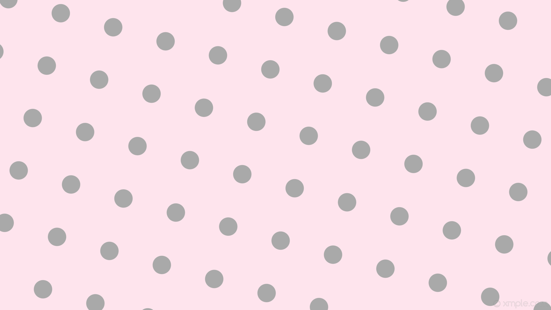 1920x1080 wallpaper dots pink grey polka spots light pink dark gray #fee4ec #a9a9a9  165Â°
