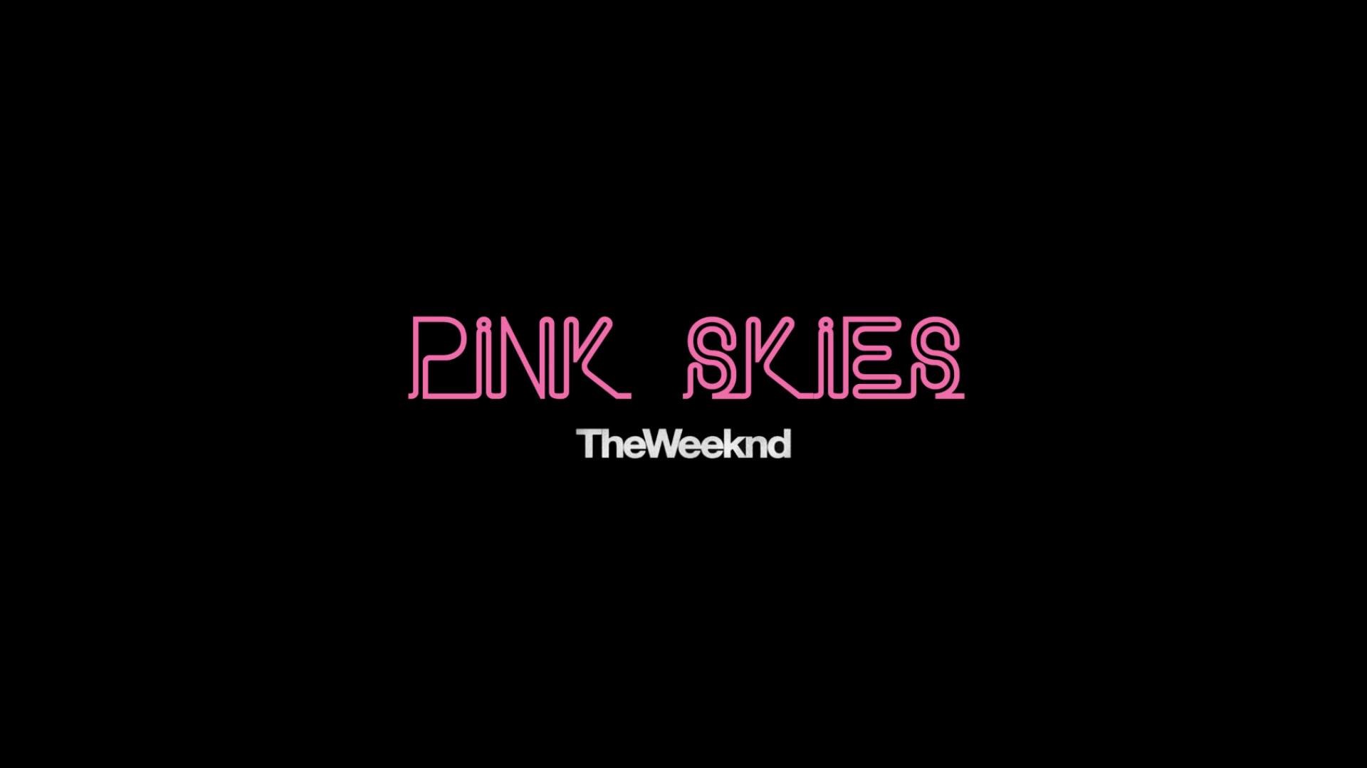 1920x1080 The Weeknd Pink Skies . ...