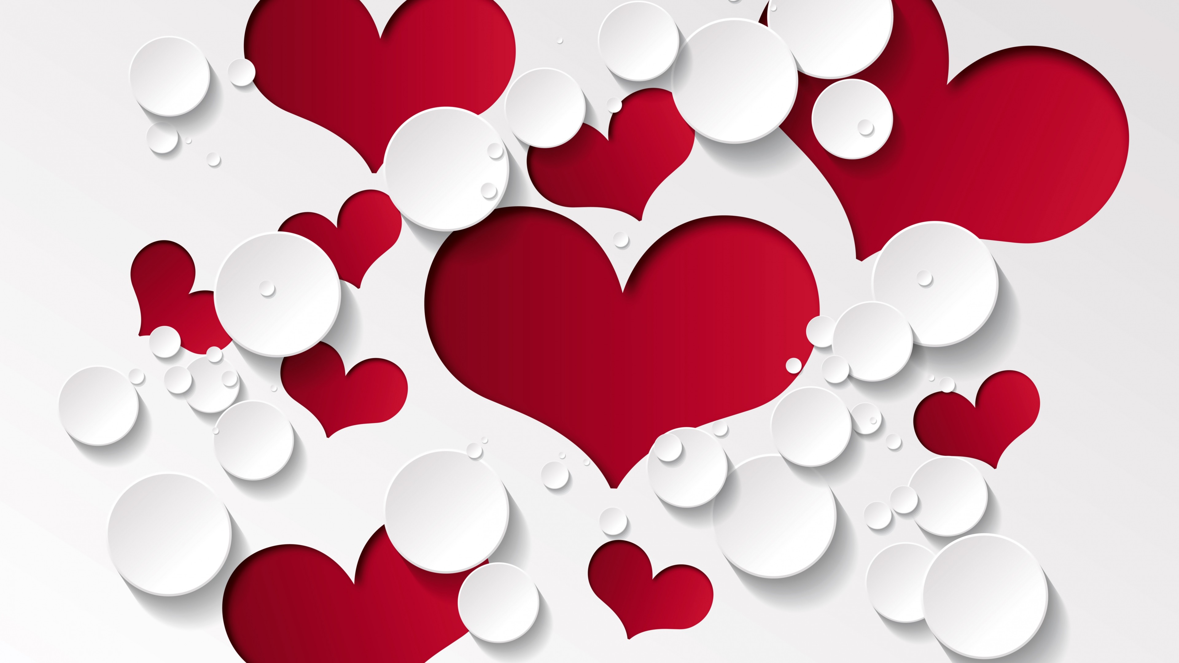 3840x2160 Heart Background Wallpapers WIN10 THEMES - HD Wallpapers