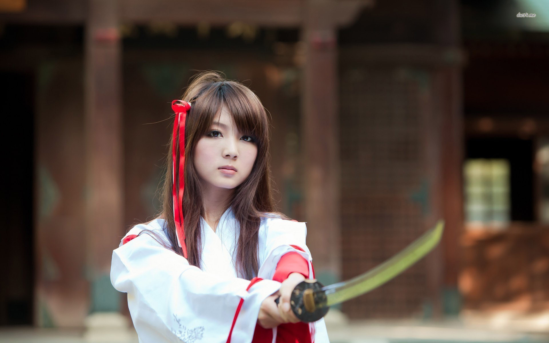 1920x1200 ... Samurai girl
