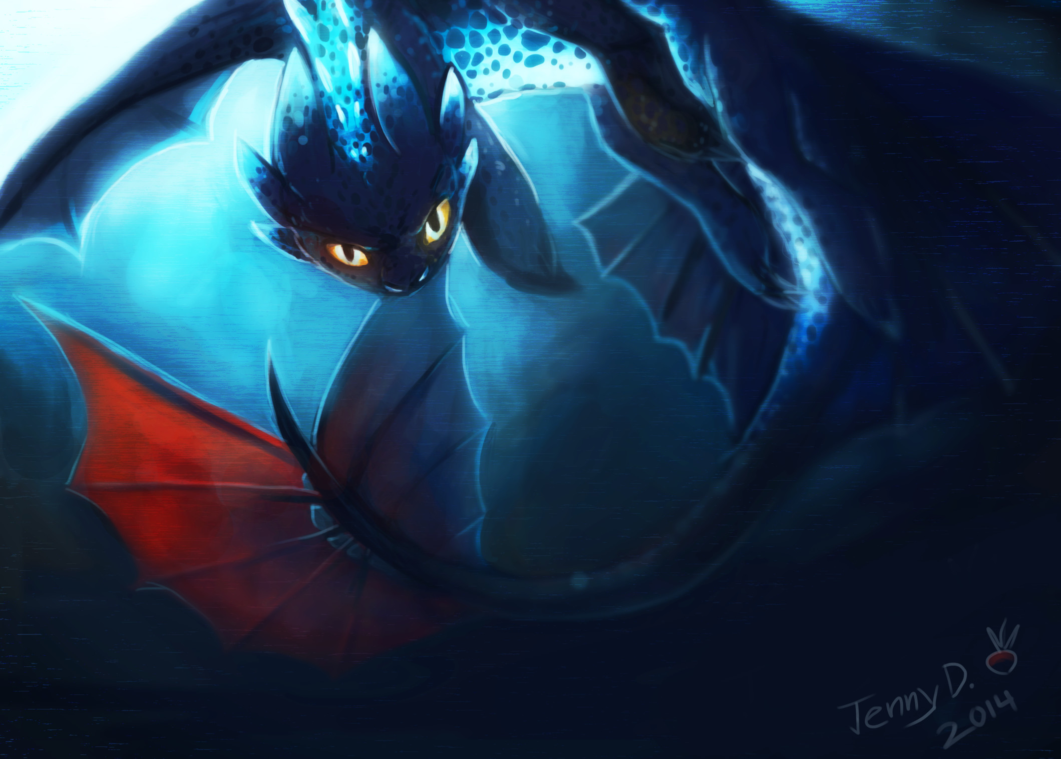 2119x1517 4k Ultra Toothless And Stitch Full HD Wallpapers