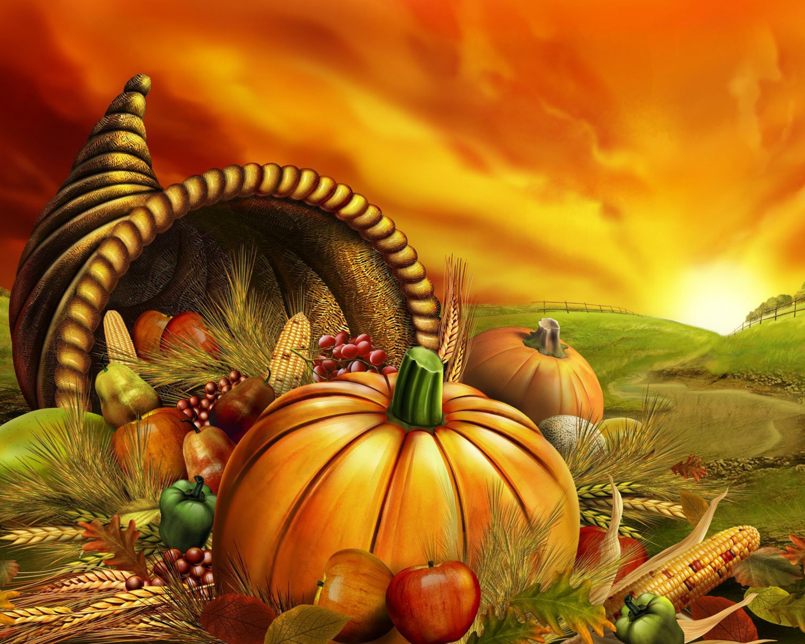 2560x2048 THANKSGIVING holiday autumn turkey wallpaper
