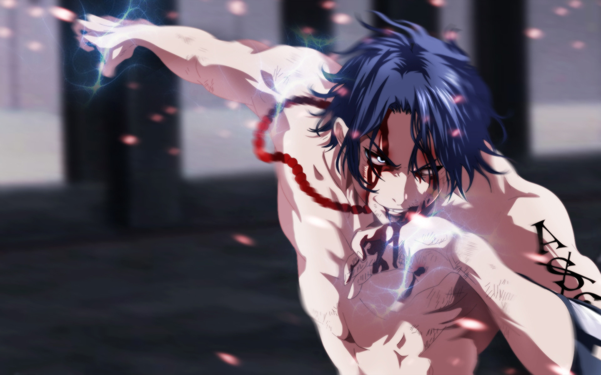 1920x1200 Tags: Anime, ONE PIECE, Portgas D. Ace, Wallpaper, Artist Request