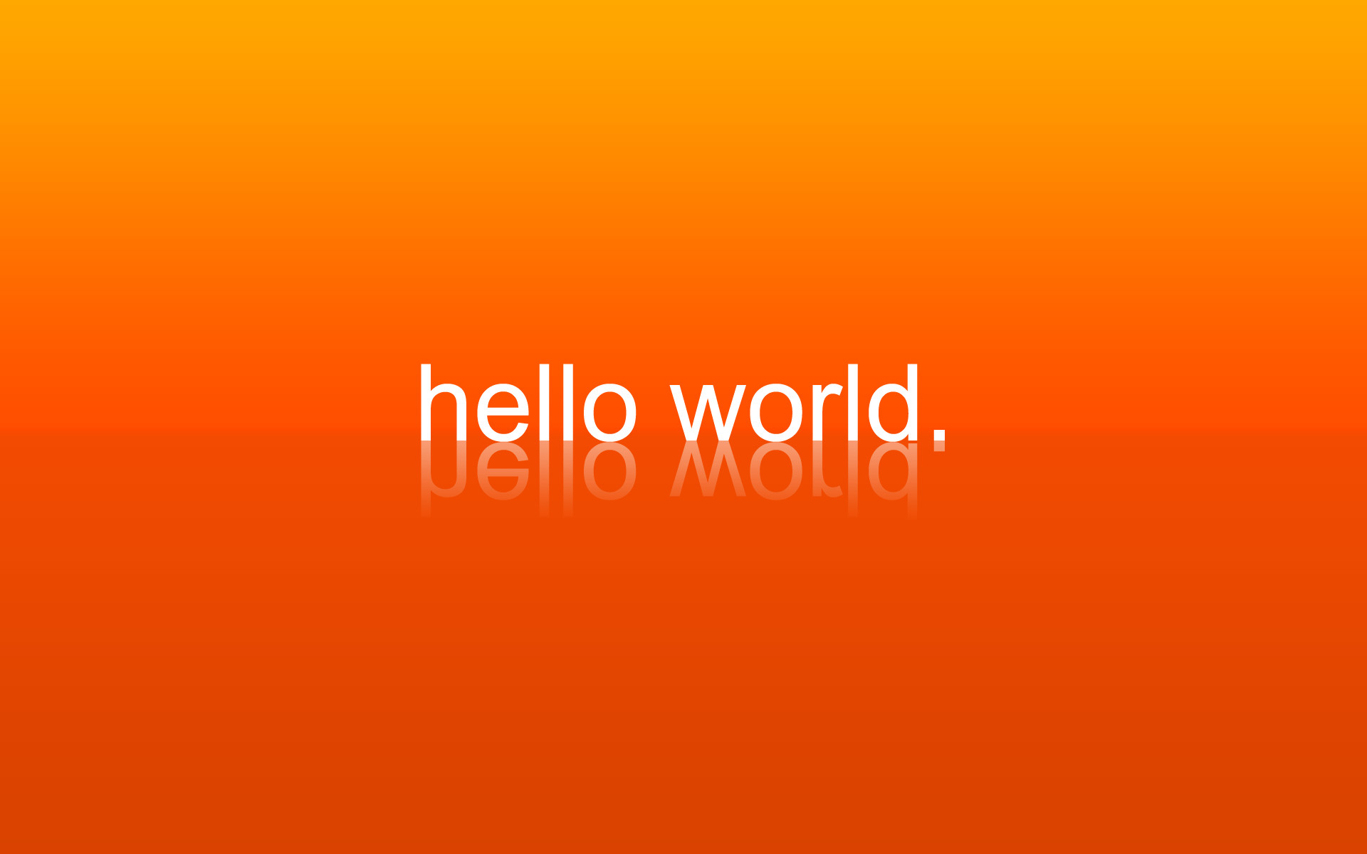 1920x1200 Computers Geek Hello World Orange Programming ...